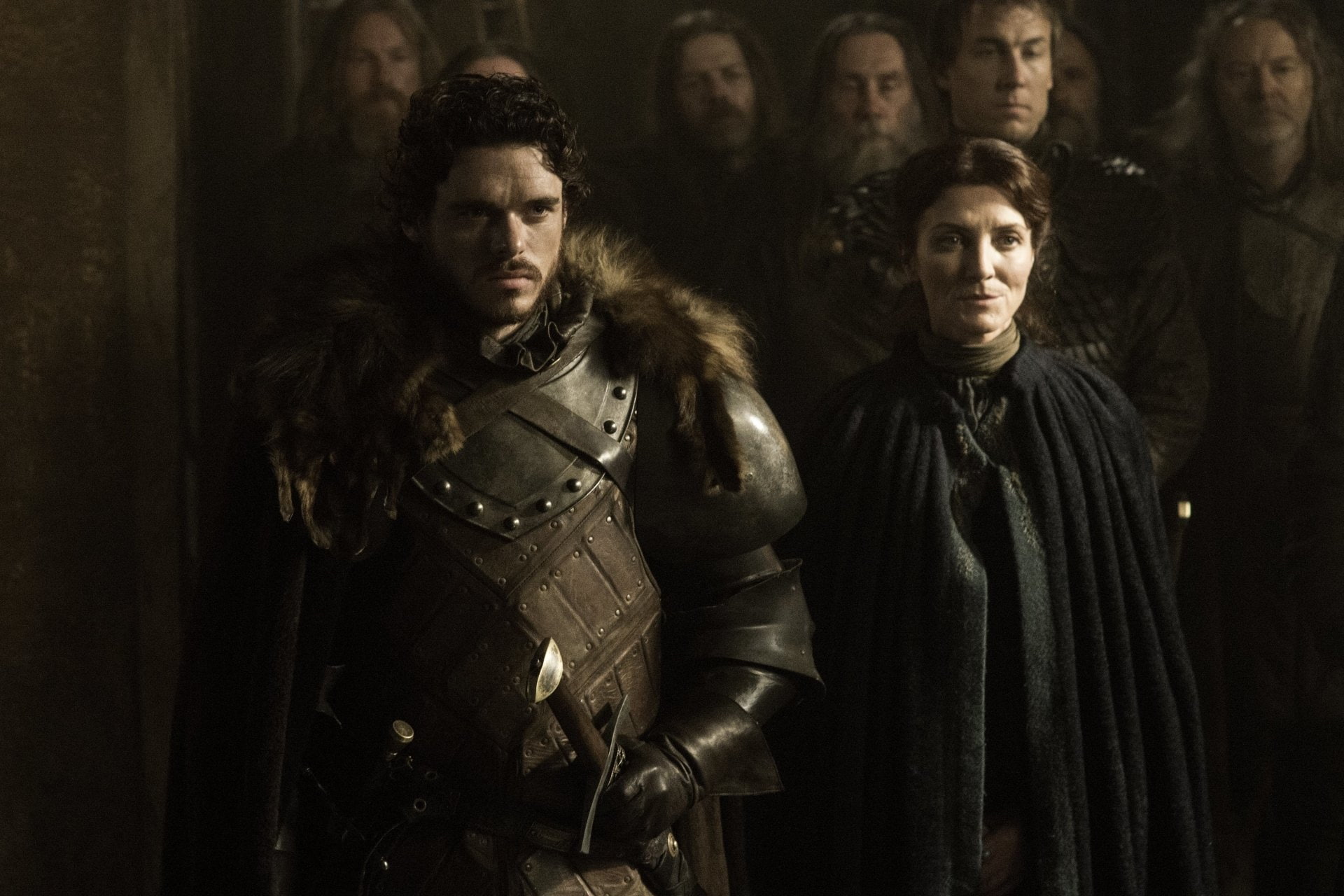TV Show, Michelle Fairley, Robb Stark, Game Of Thrones, Catelyn Stark, Richard Madden, 1080P, HD Wallpaper