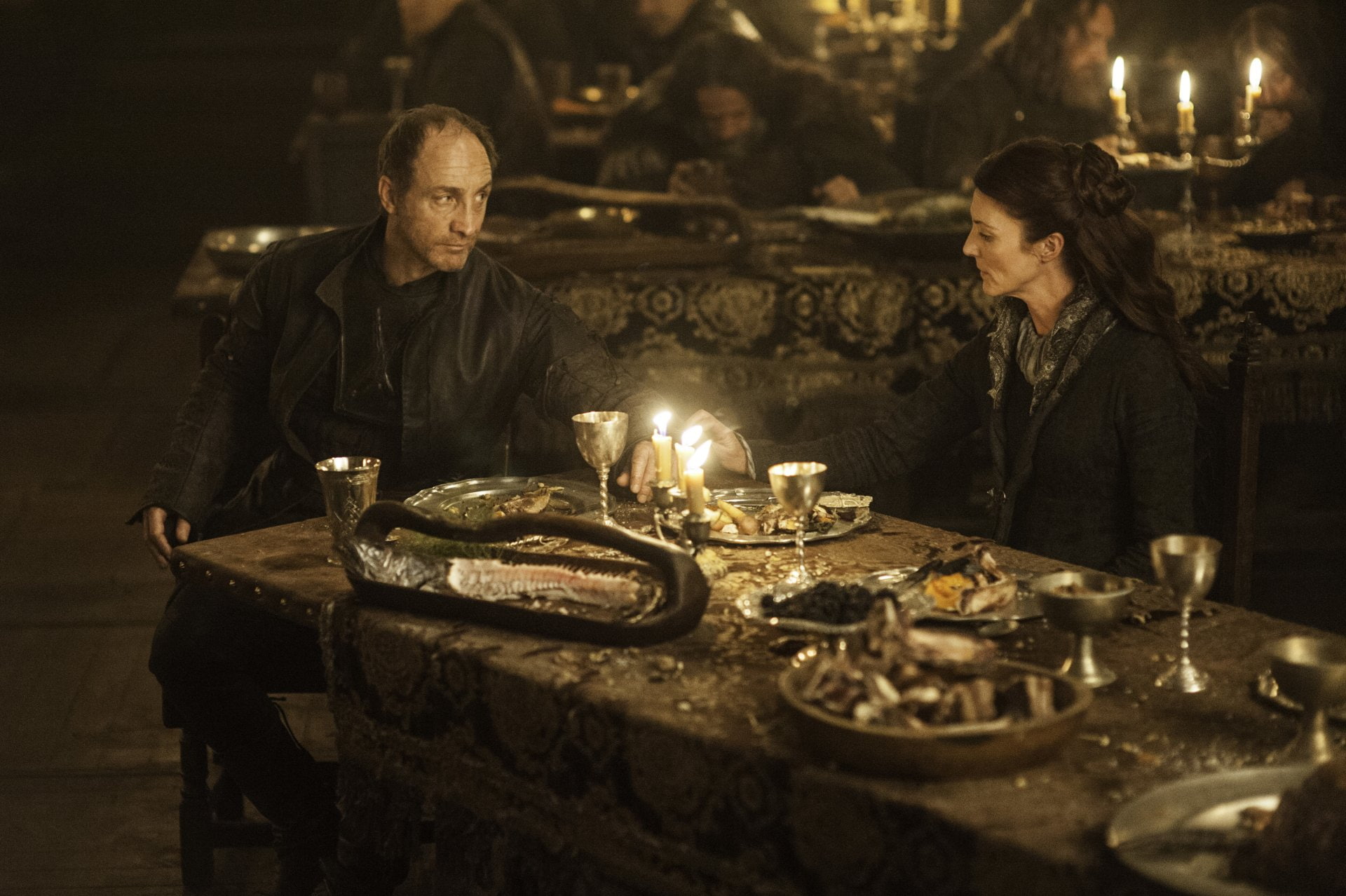 TV Show, Catelyn Stark, Game Of Thrones, Michelle Fairley, 1080P, Michael McElhatton, Roose Bolton, HD Wallpaper