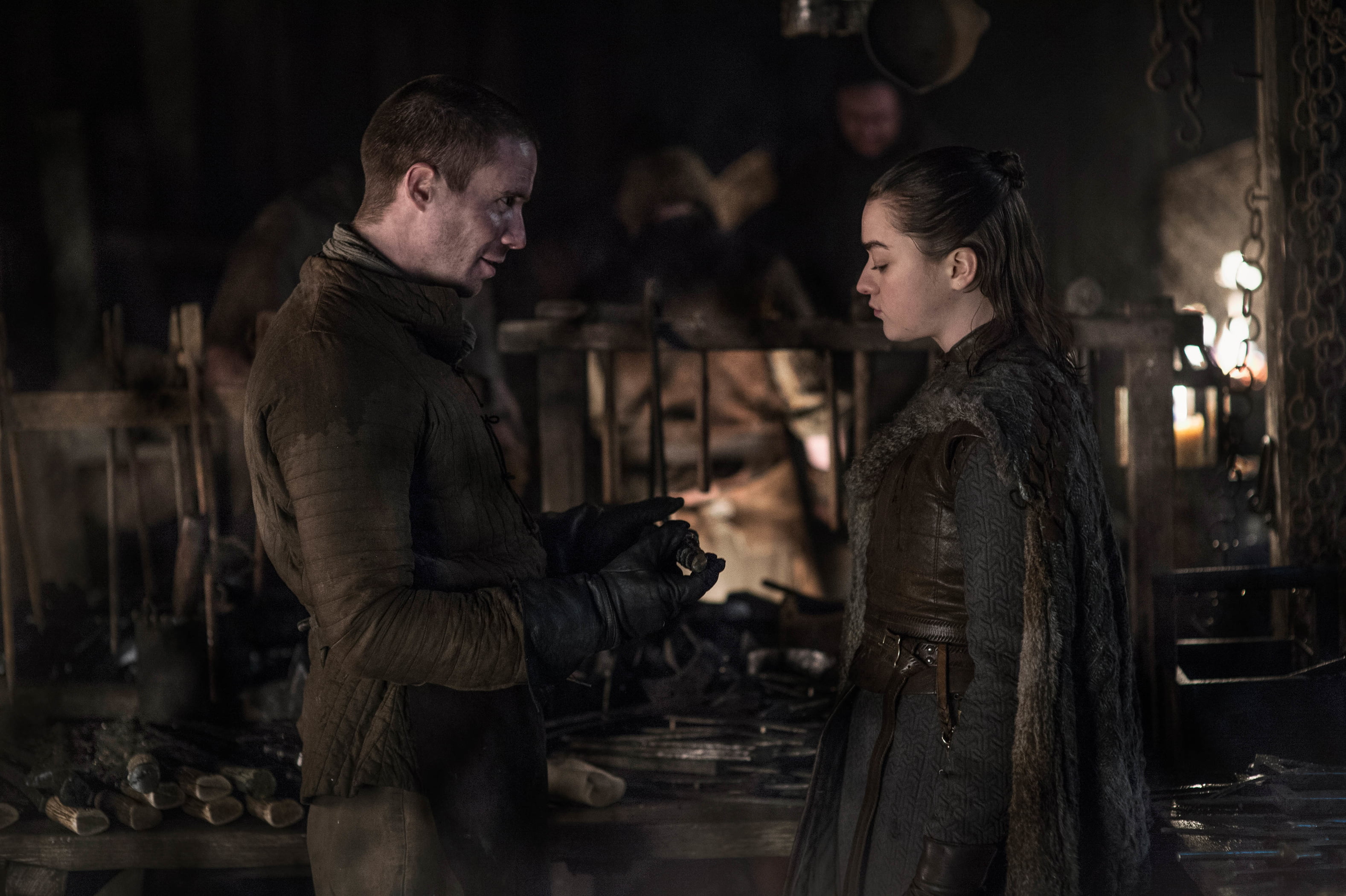 2K, Gendry (Game Of Thrones), TV Show, Game Of Thrones, Joe Dempsie, Maisie Williams, Arya Stark, HD Wallpaper