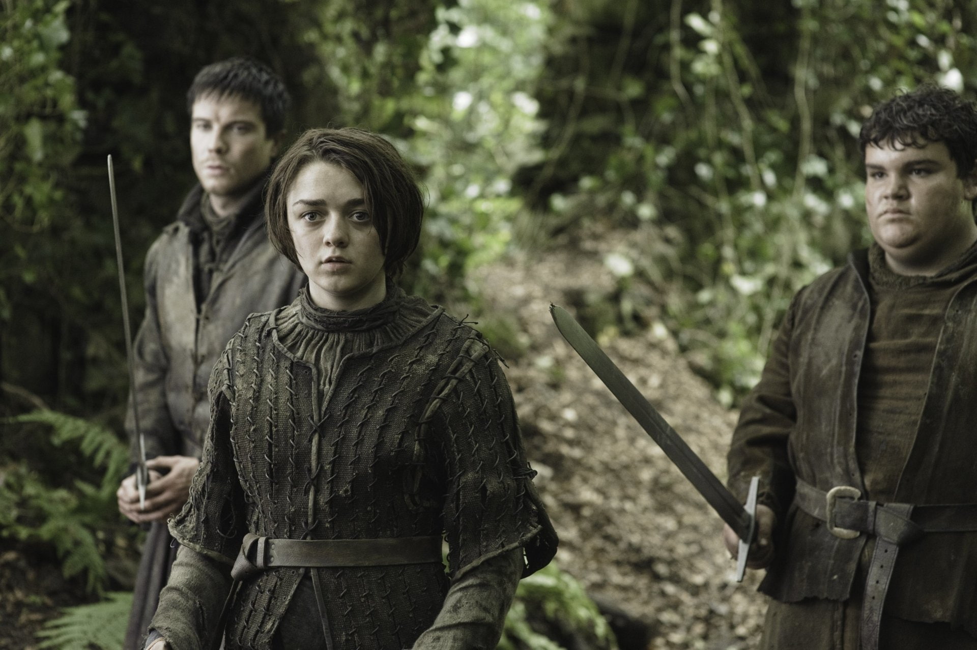Arya Stark, 1080P, Maisie Williams, Joe Dempsie, TV Show, Game Of Thrones, Gendry (Game Of Thrones), HD Wallpaper
