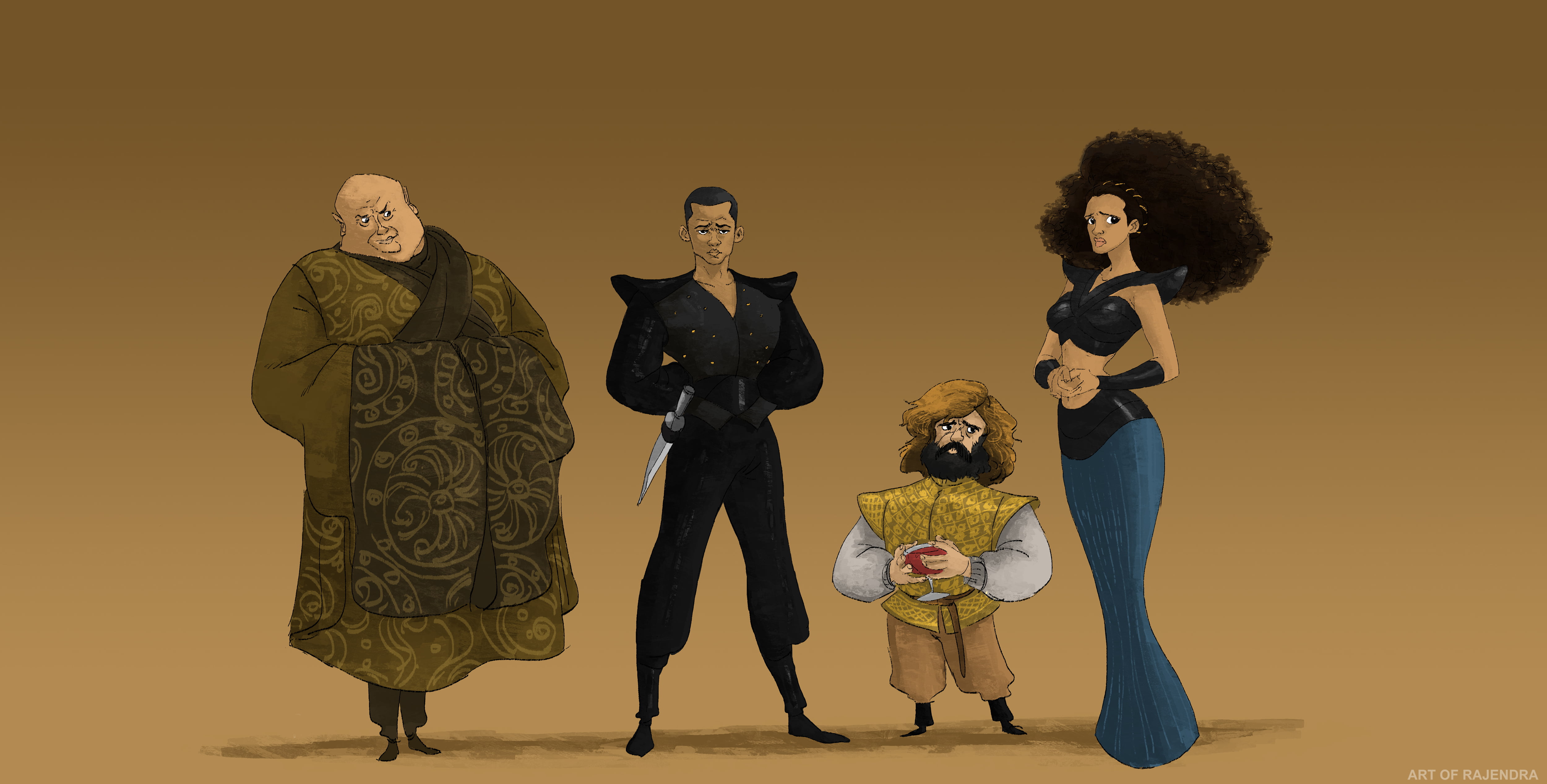Lord Varys, TV Show, Tyrion Lannister, 4K, Missandei (Game Of Thrones), Grey Worm, Game Of Thrones, HD Wallpaper