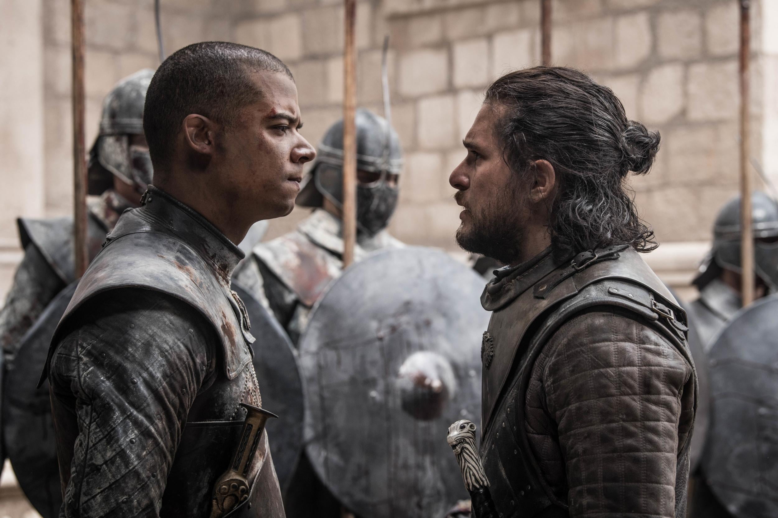 Kit Harington, TV Show, 1080P, Grey Worm, Jon Snow, Game Of Thrones, Jacob Anderson, HD Wallpaper