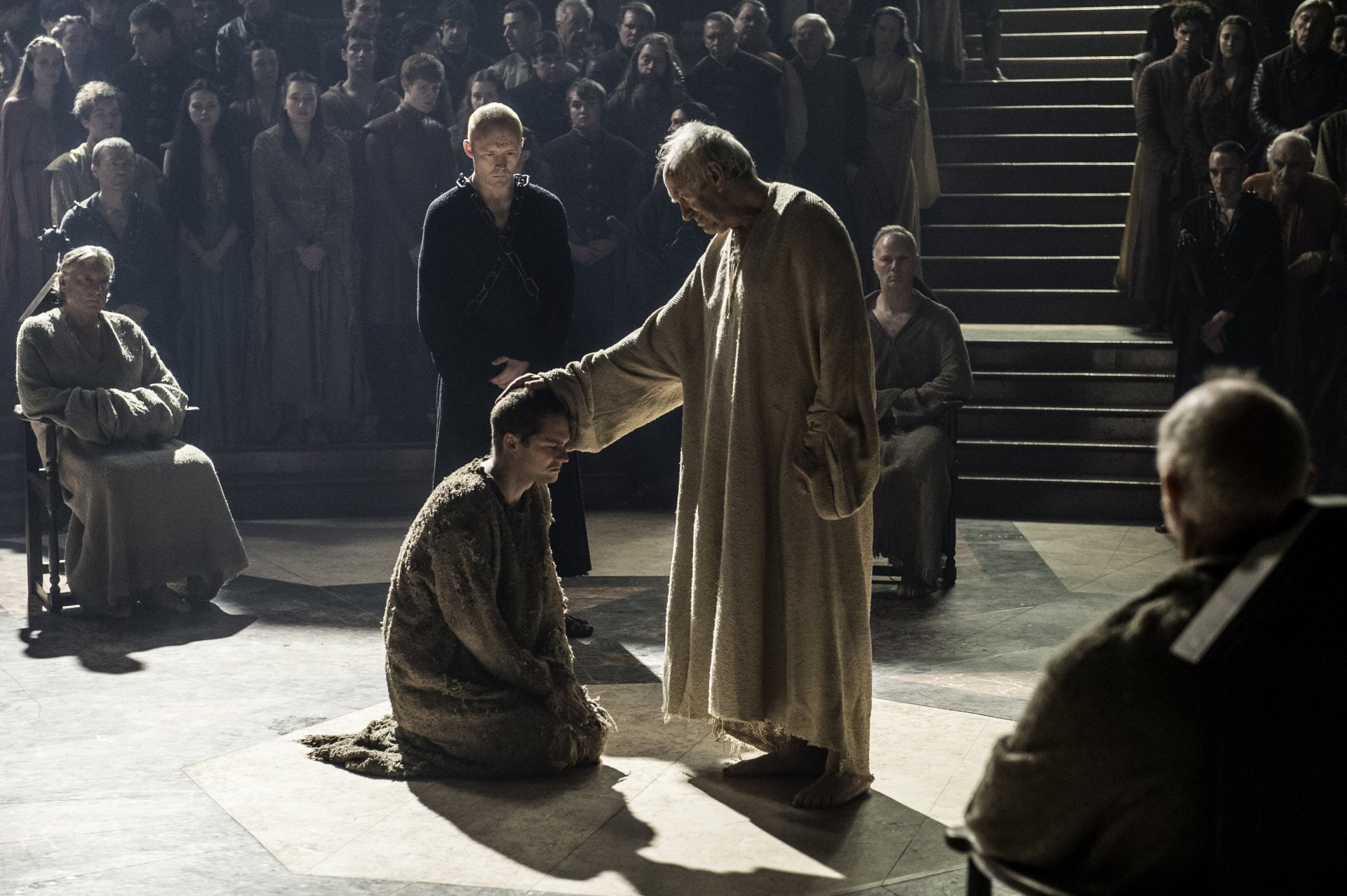Jonathan Pryce, Loras Tyrell, Finn Jones, 1080P, High Sparrow, TV Show, Game Of Thrones, HD Wallpaper