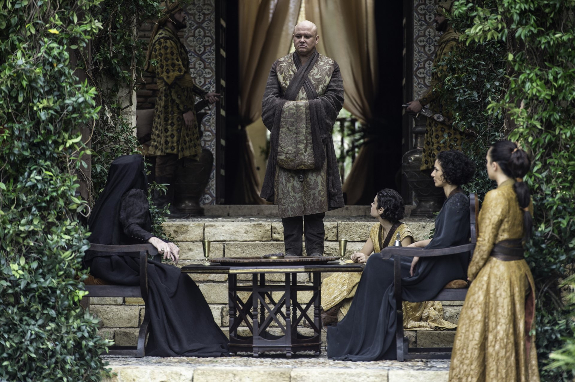 Rosabell Laurenti Sellers, Keisha Castle-Hughes, Diana Rigg, Nymeria Sand, Obara Sand, Olenna Tyrell, 1080P, Conleth Hill, Ellaria Sand, Game Of Thrones, HD Wallpaper