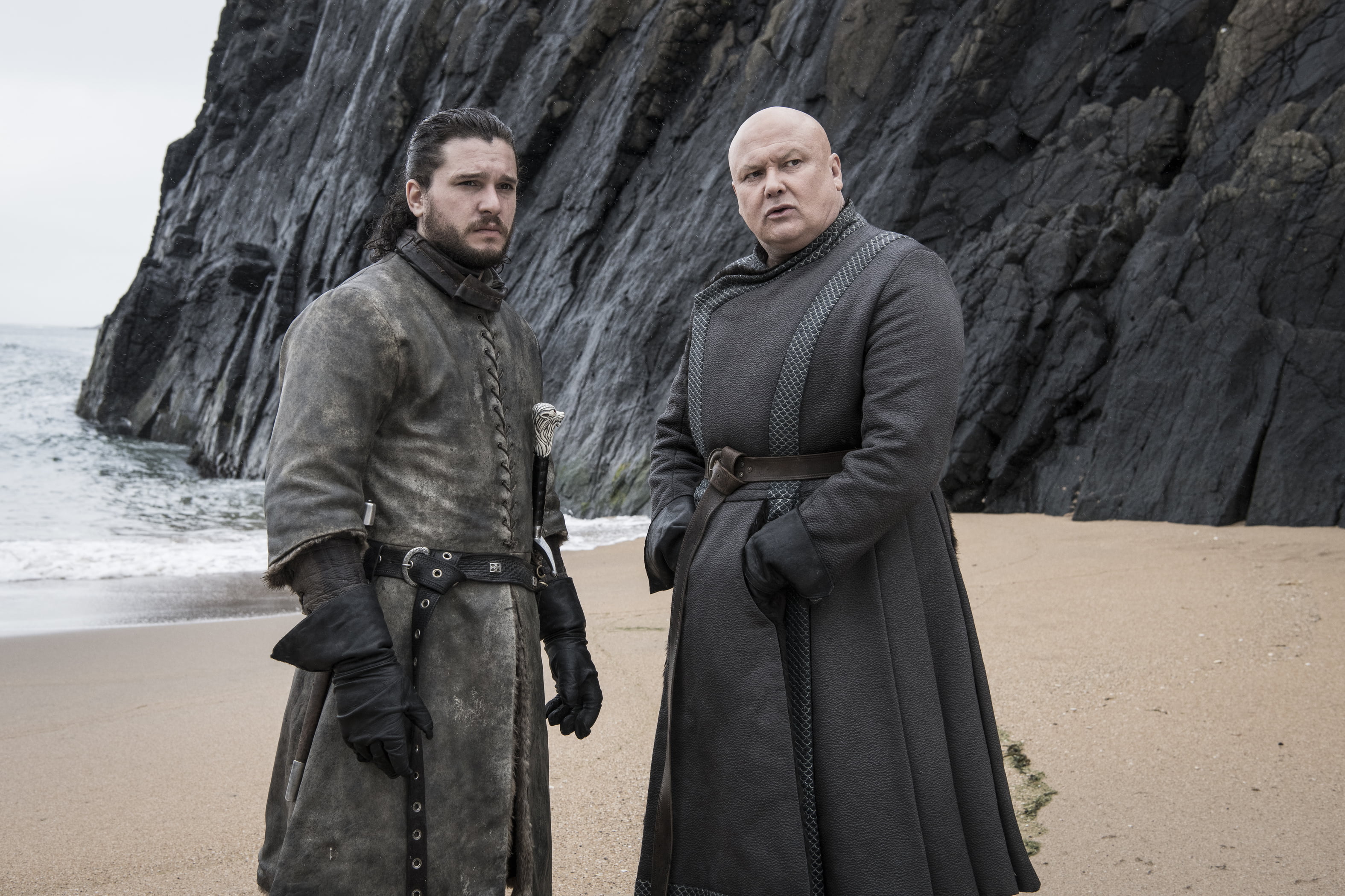 Conleth Hill, Game Of Thrones, Lord Varys, Jon Snow, 2K, Kit Harington, TV Show, HD Wallpaper