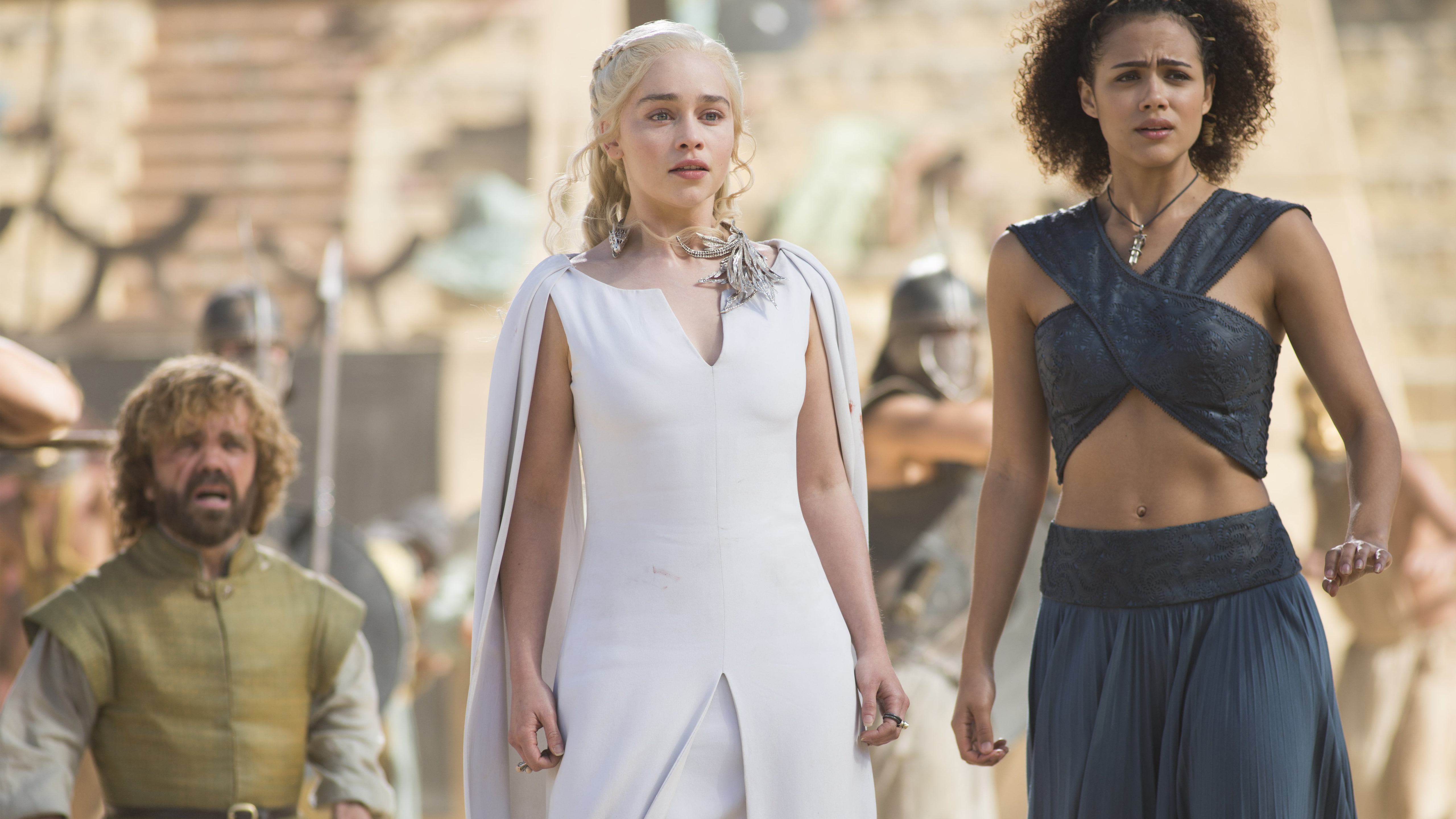 5K, Daenerys Targaryen, Dance of the Dragons, Missandei, emilia, Game of Thrones, 5K, clarke, HD Wallpaper