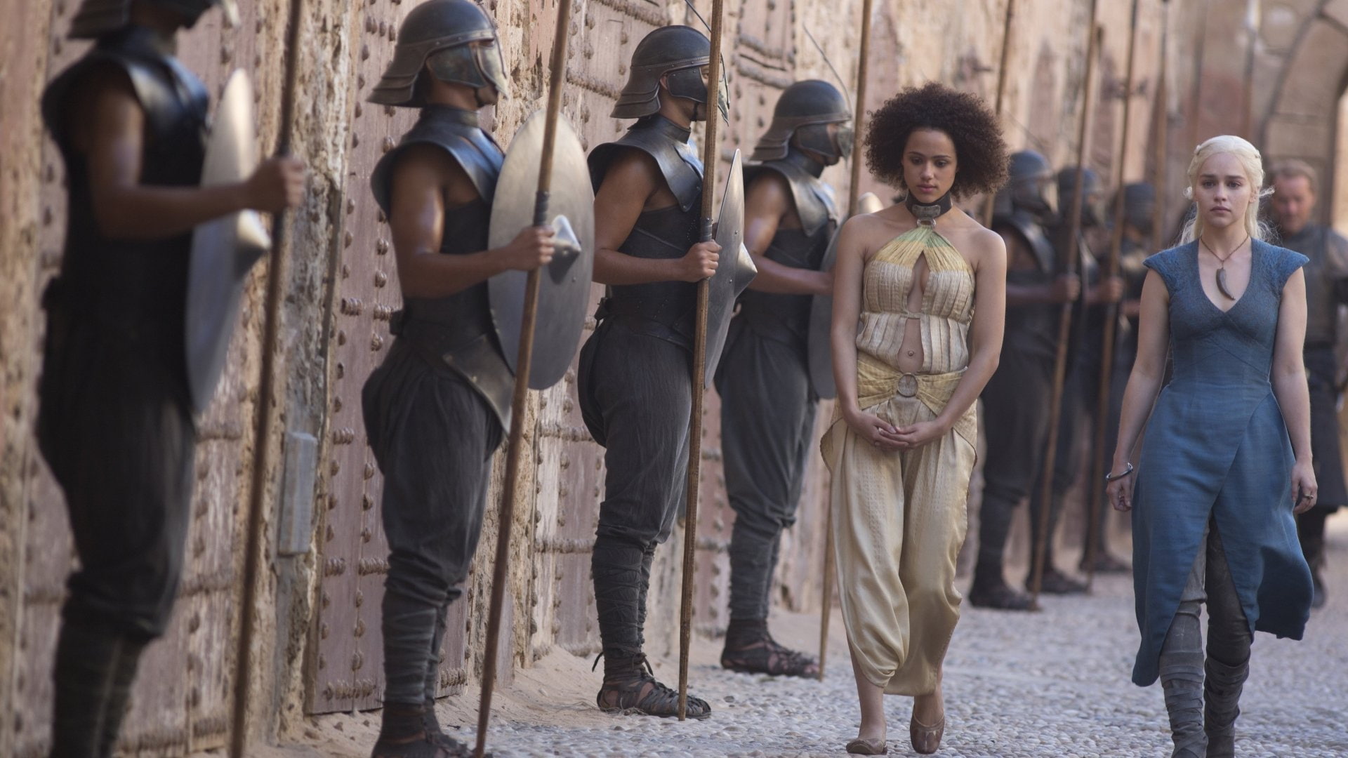 Missandei (Game Of Thrones), Emilia Clarke, Game Of Thrones, 1080P, Daenerys Targaryen, TV Show, Nathalie Emmanuel, HD Wallpaper