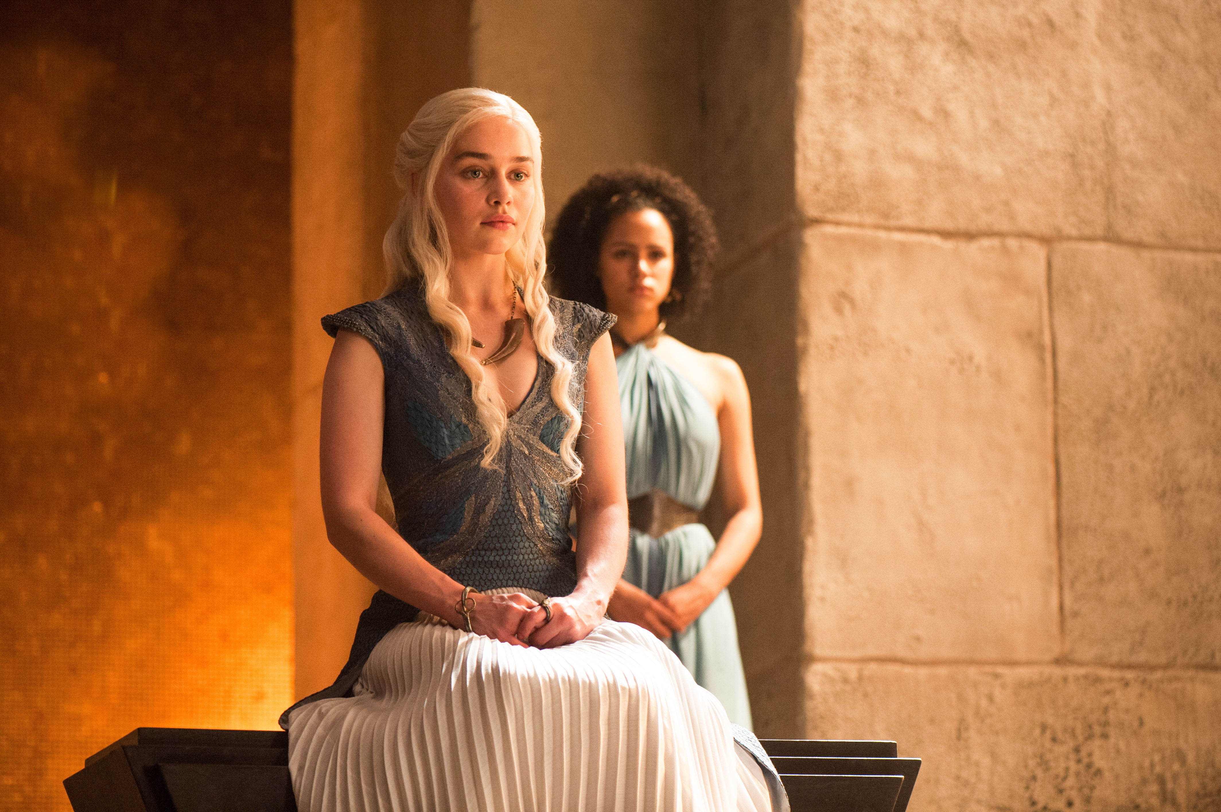 Daenerys Targaryen, dragon, 4K, Game of Thrones, mother, Season 4, Missandei, HD Wallpaper