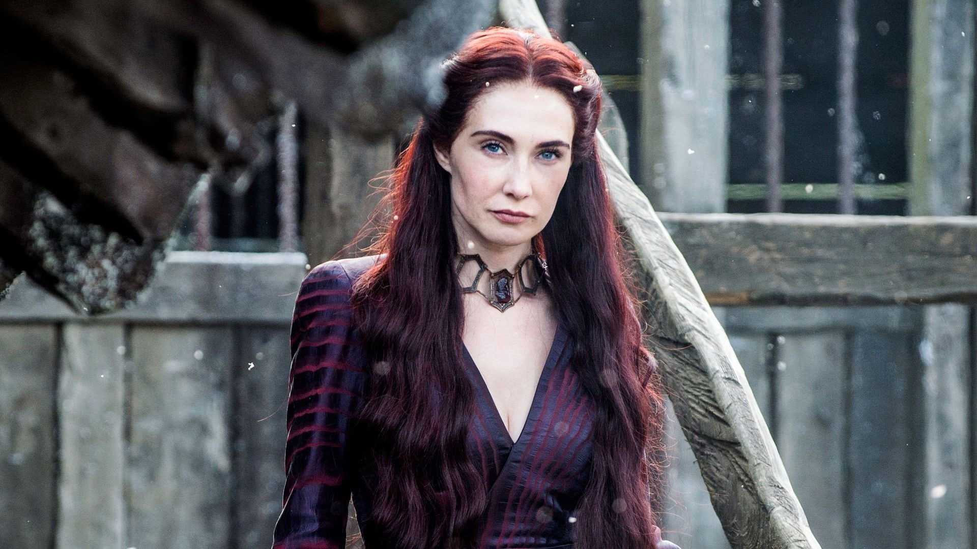 Long Hair, dress, 1080P, blue eyes, women, TV, Carice Van Houten, redhead, actress, Melisandre, Game Of Thrones, HD Wallpaper