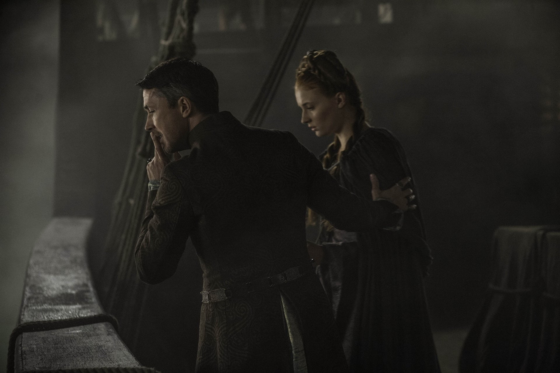 1080P, Aidan Gillen, Sansa Stark, Sophie Turner, Petyr Baelish, Game Of Thrones, TV Show, HD Wallpaper