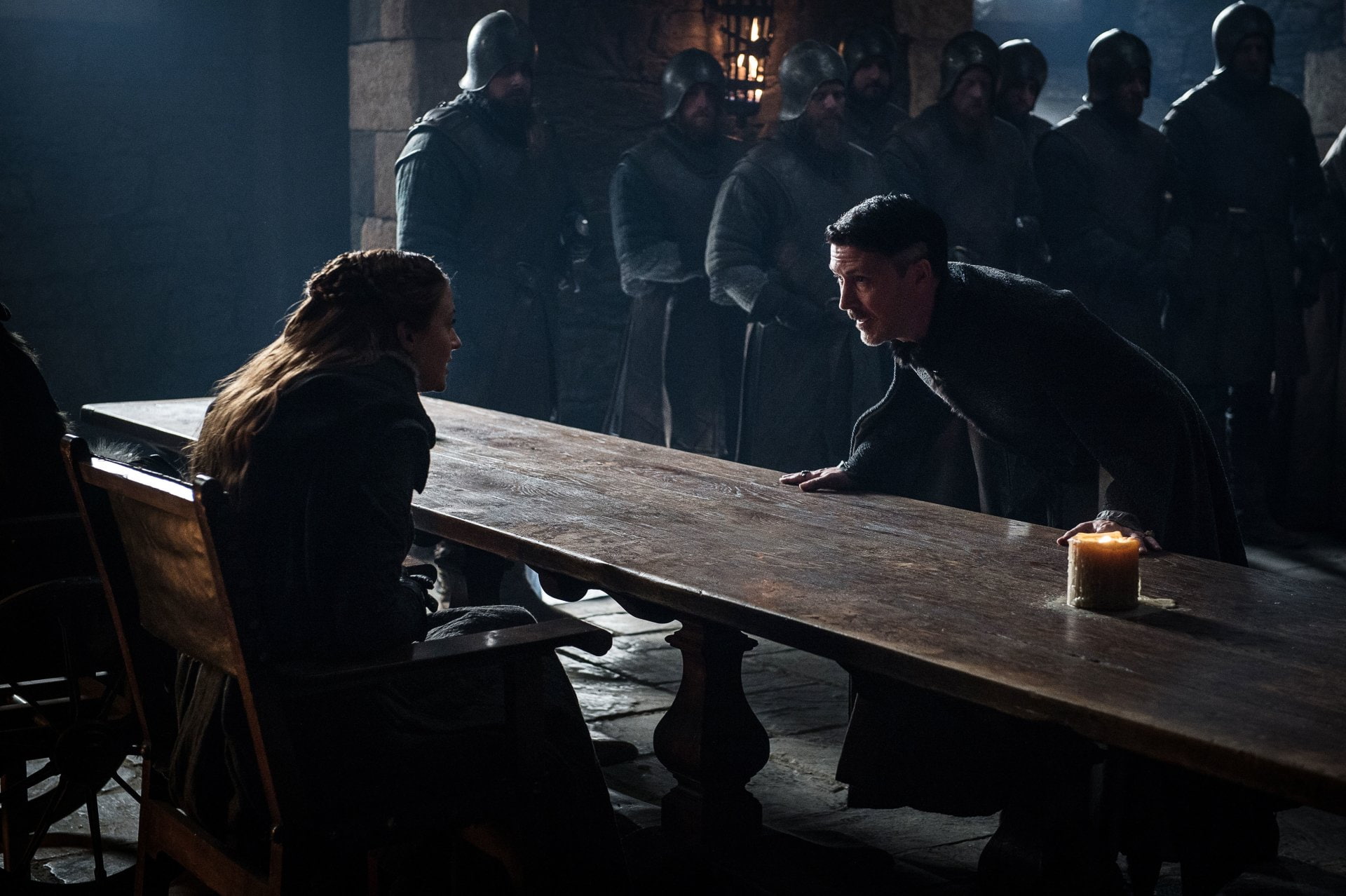 Aidan Gillen, Sophie Turner, 1080P, Sansa Stark, TV Show, Petyr Baelish, Game Of Thrones, HD Wallpaper
