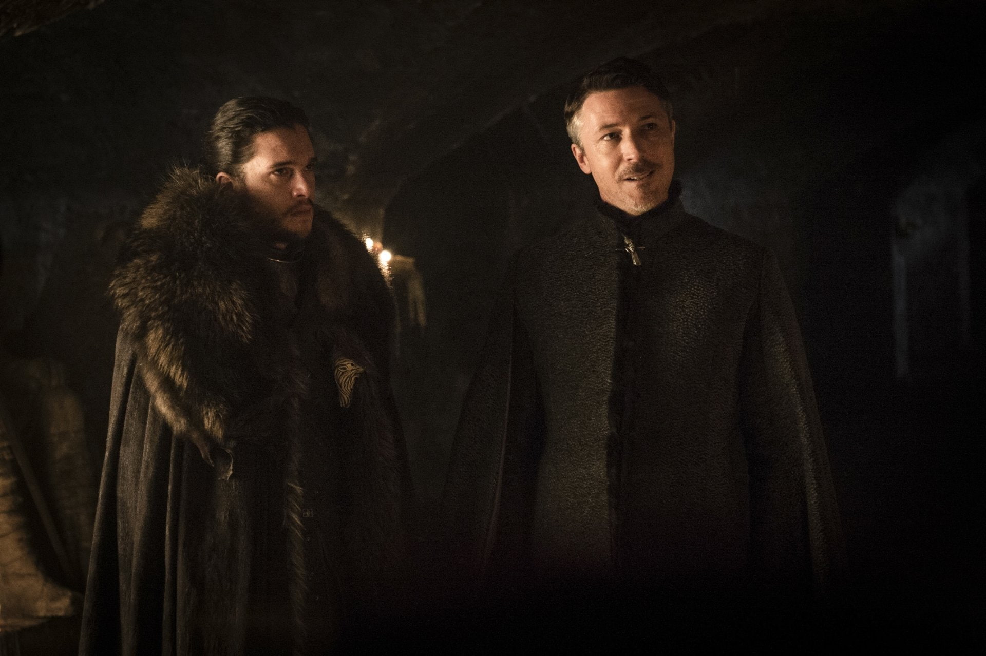 Game Of Thrones, TV Show, Aidan Gillen, Petyr Baelish, Kit Harington, Jon Snow, 1080P, HD Wallpaper