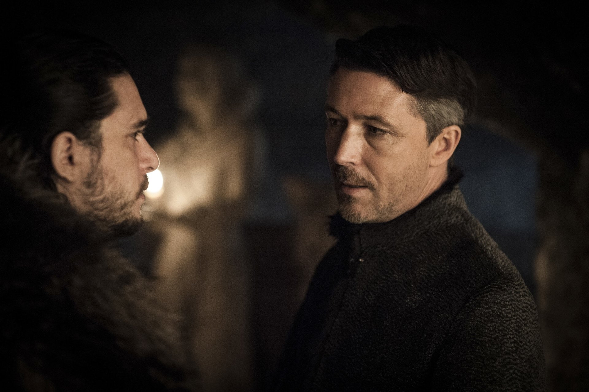 1080P, Aidan Gillen, Game Of Thrones, Kit Harington, Jon Snow, Petyr Baelish, TV Show, HD Wallpaper