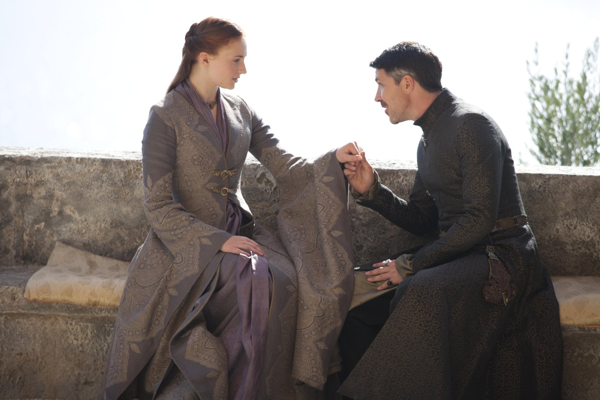 Game Of Thrones, TV Show, Petyr Baelish, Aidan Gillen, Sophie Turner, Sansa Stark, 1080P, HD Wallpaper
