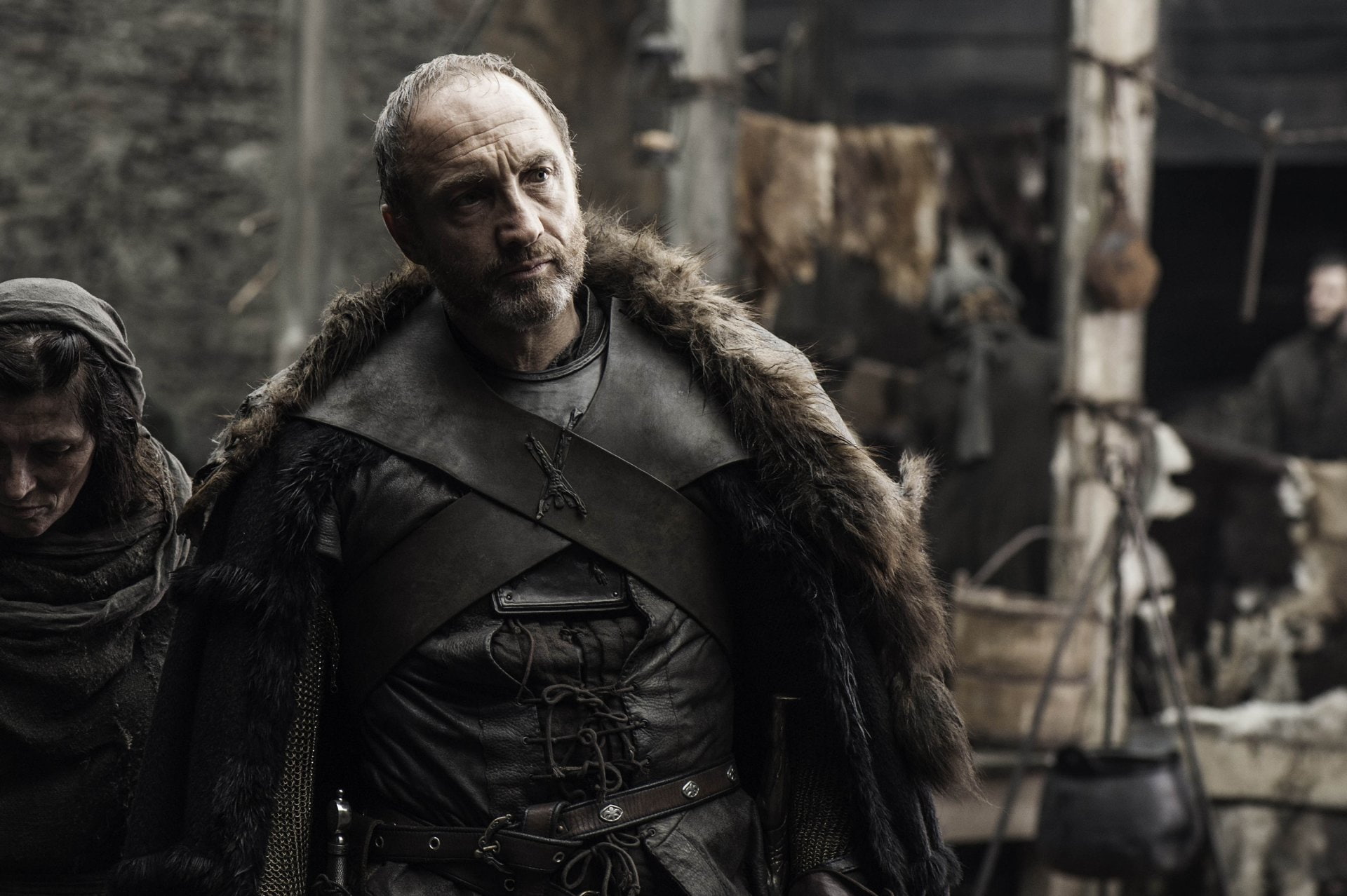 facial hair, TV Show, waist up, dirty, people, looking at camera, standing, Game Of Thrones, day, hopelessness, architecture, Roose Bolton, social issues, HD Wallpaper