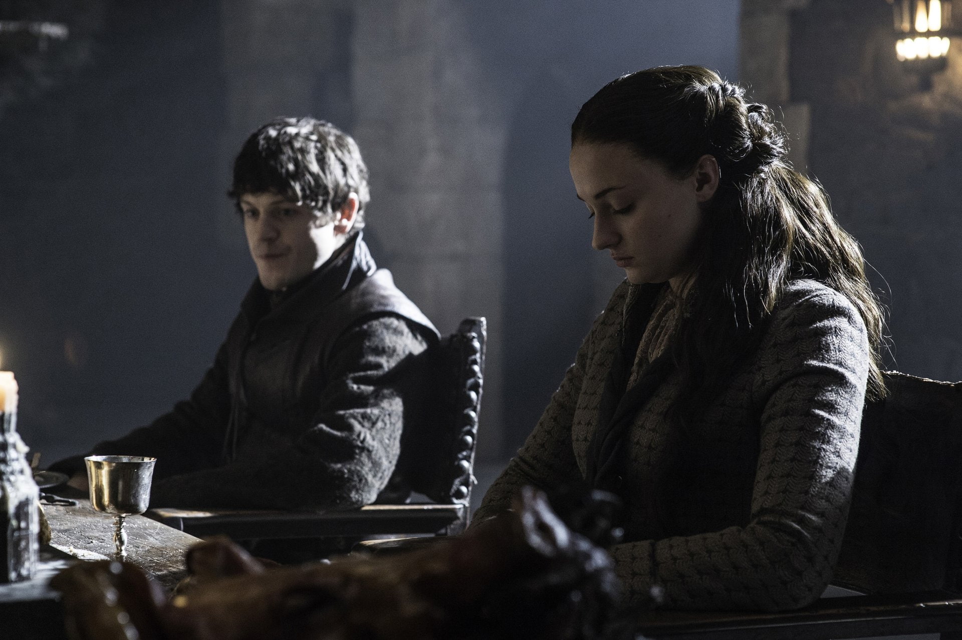 Sansa Stark, Iwan Rheon, TV Show, Ramsay Bolton, 1080P, Game Of Thrones, Sophie Turner, HD Wallpaper