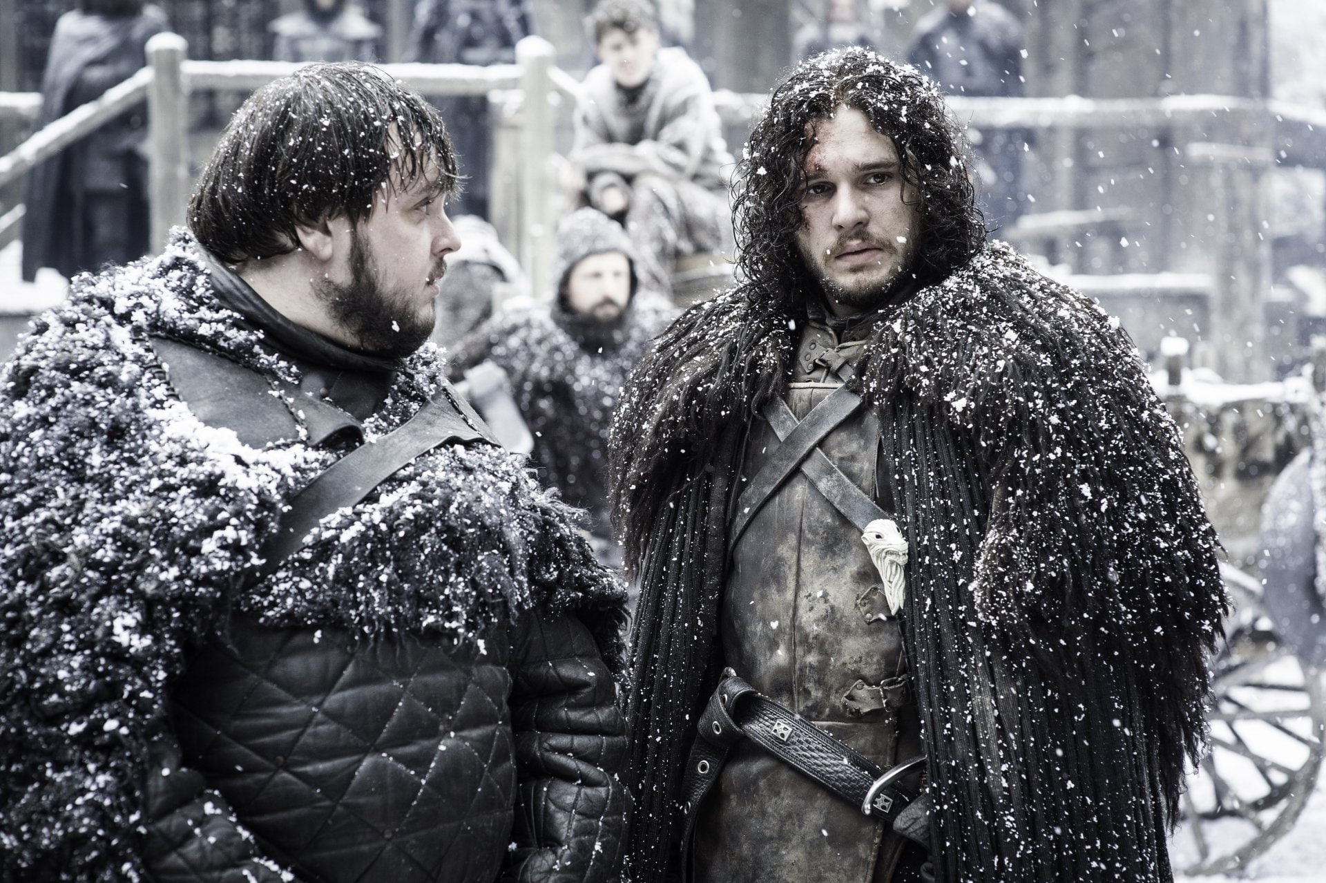TV Show, Game Of Thrones, John Bradley, Kit Harington, Jon Snow, 1080P, Samwell Tarly, HD Wallpaper
