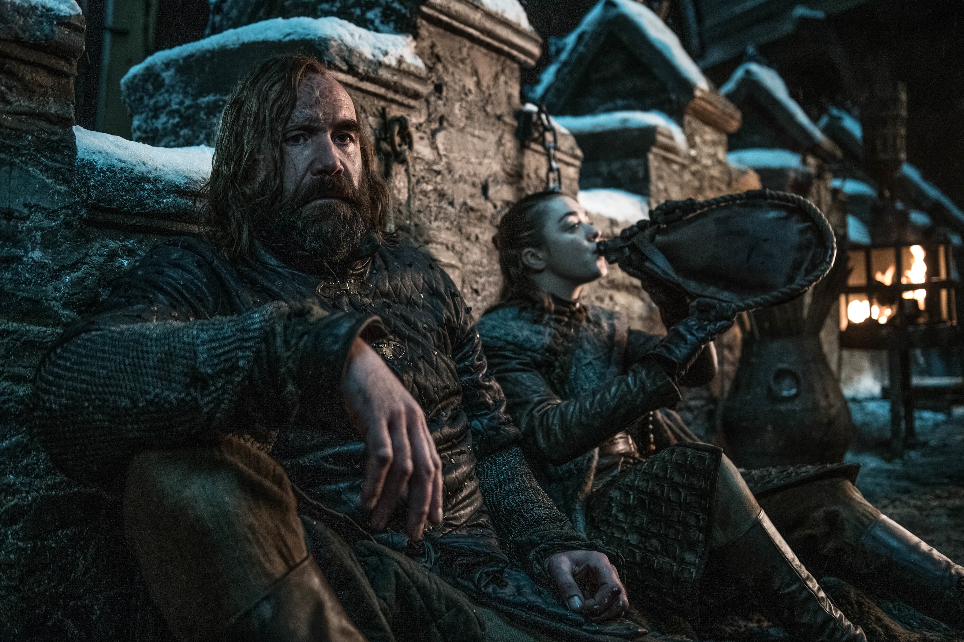 Game Of Thrones, Sandor Clegane, TV Show, 2K, Maisie Williams, Rory McCann, Arya Stark, HD Wallpaper