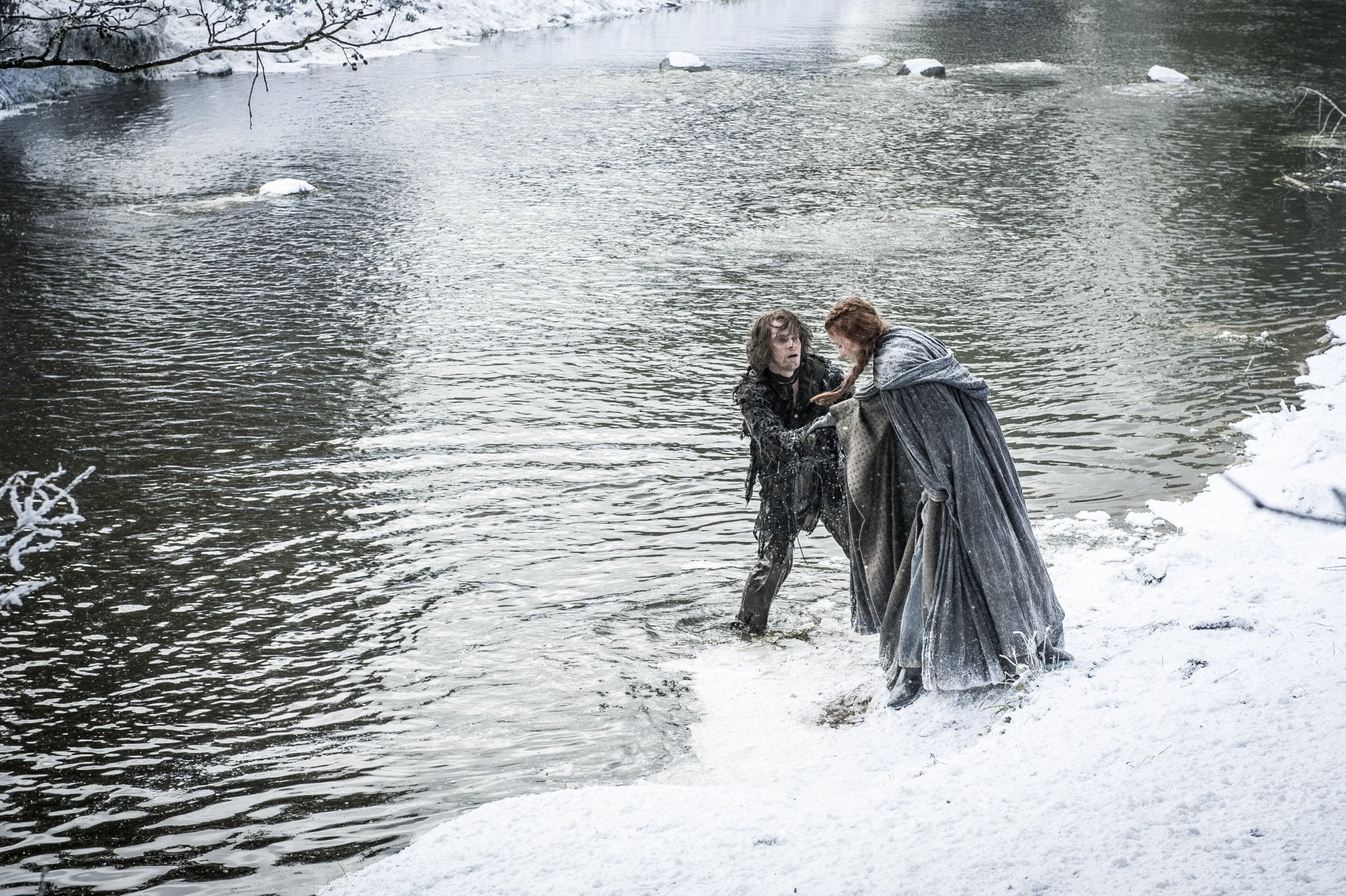 Sophie Turner, TV Show, Alfie Allen, Theon Greyjoy, 1080P, Game Of Thrones, Sansa Stark, HD Wallpaper