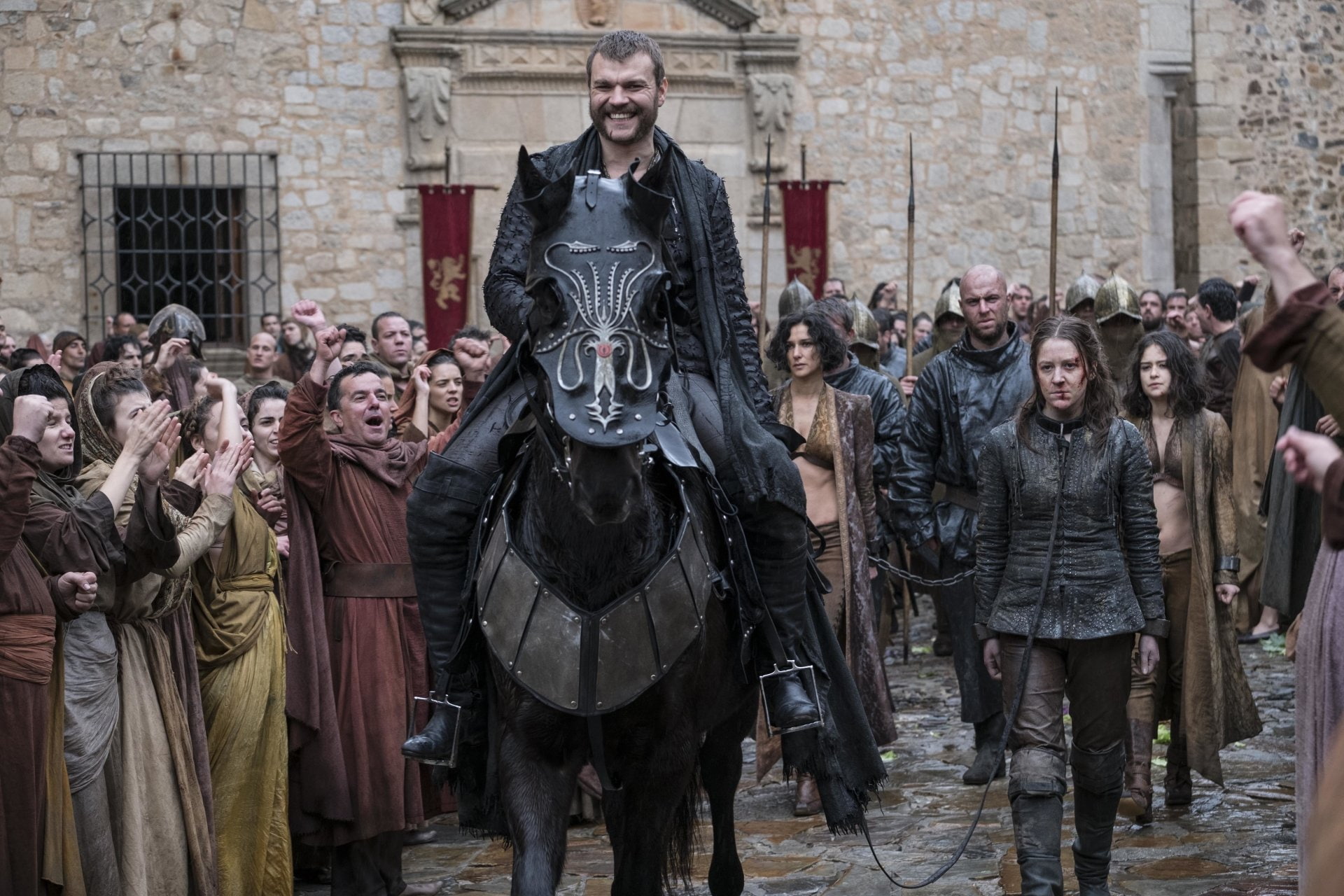 Game Of Thrones, Yara Greyjoy, Ellaria Sand, Pilou Asbæk, Indira Varma, TV Show, Euron Greyjoy, 1080P, Rosabell Laurenti Sellers, Gemma Whelan, Tyene Sand, HD Wallpaper