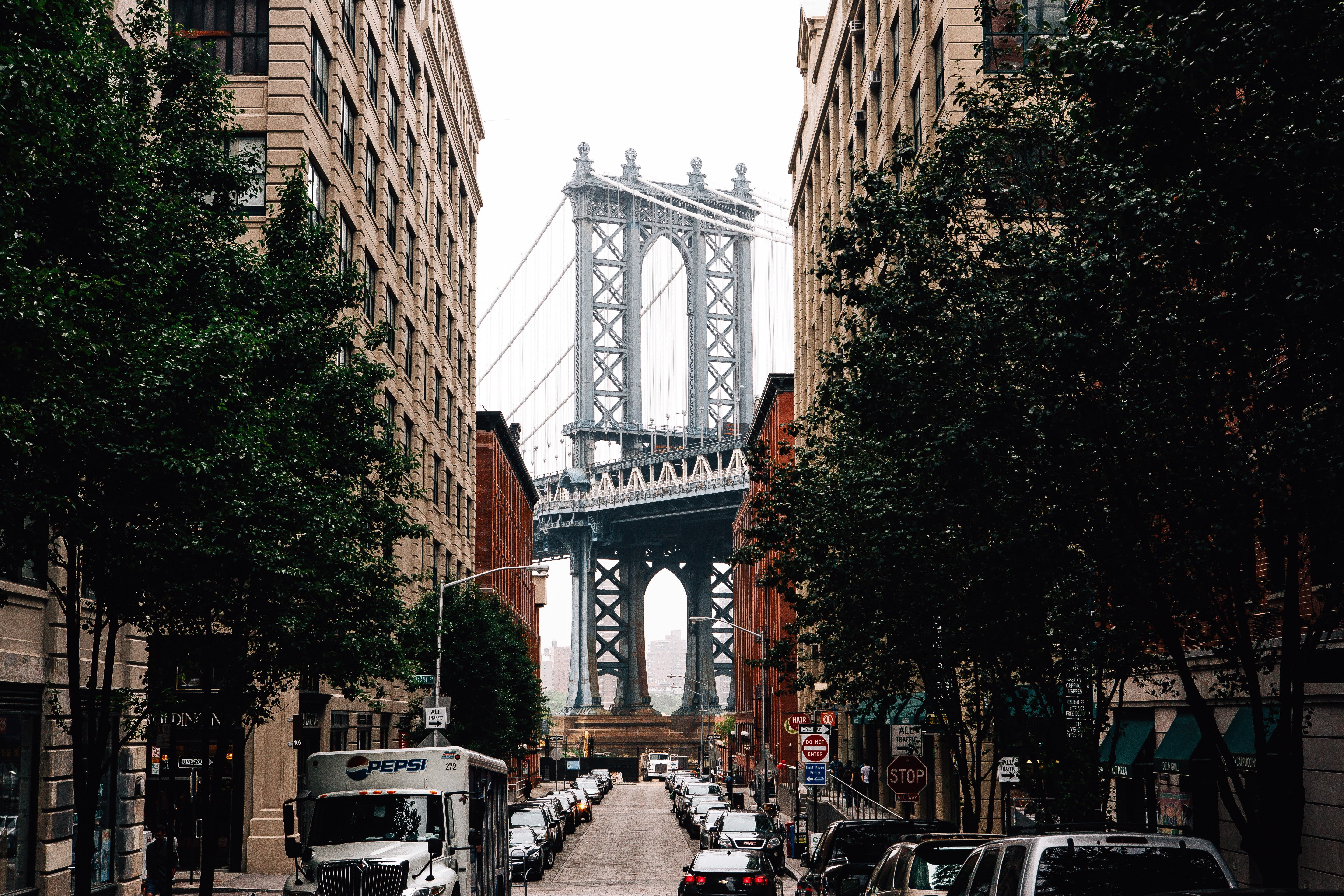 5K, Valor Kopeny, New York City, Manhattan Bridge, HD Wallpaper