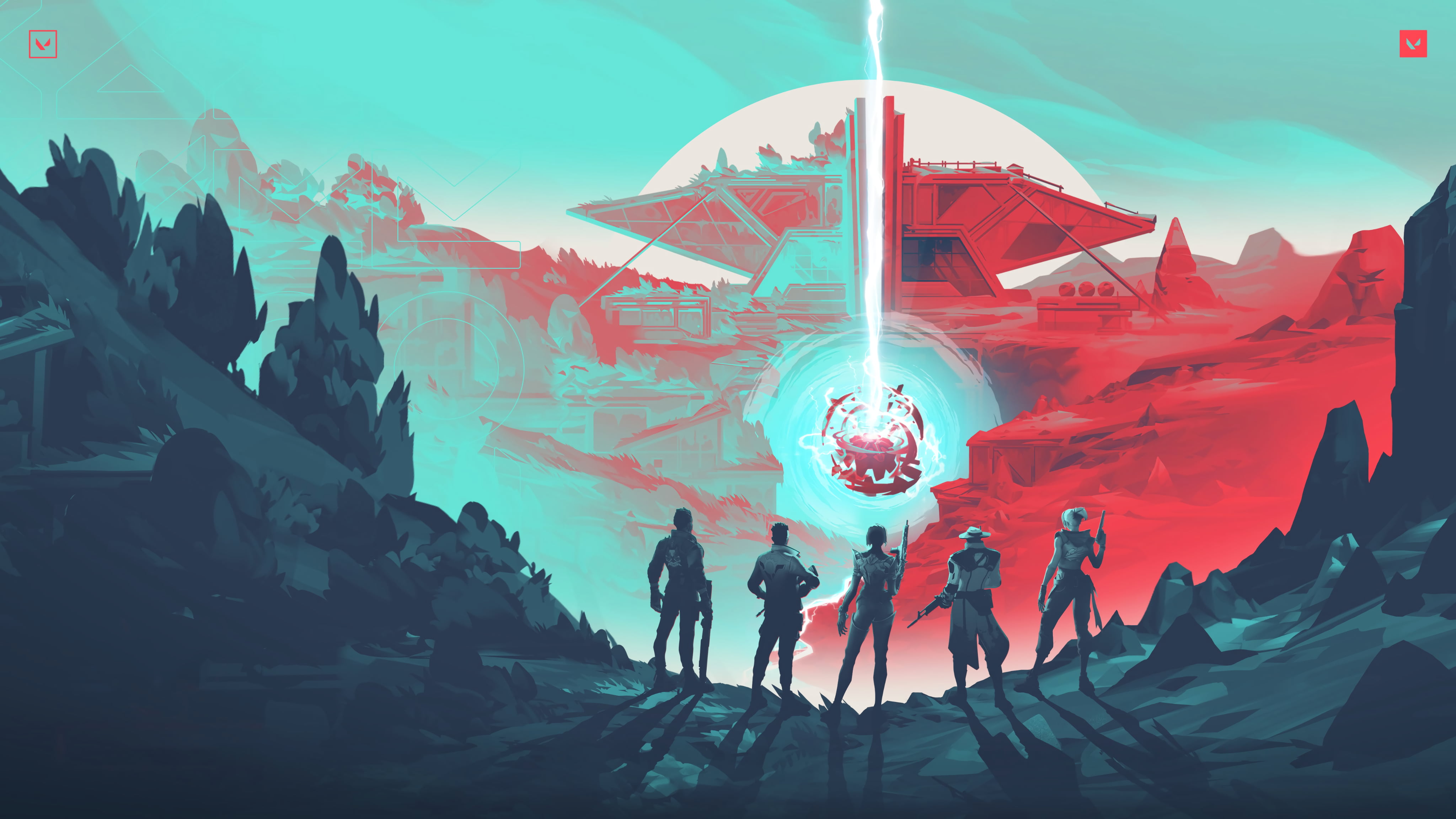 Valorant, 4K, video game art, HD Wallpaper