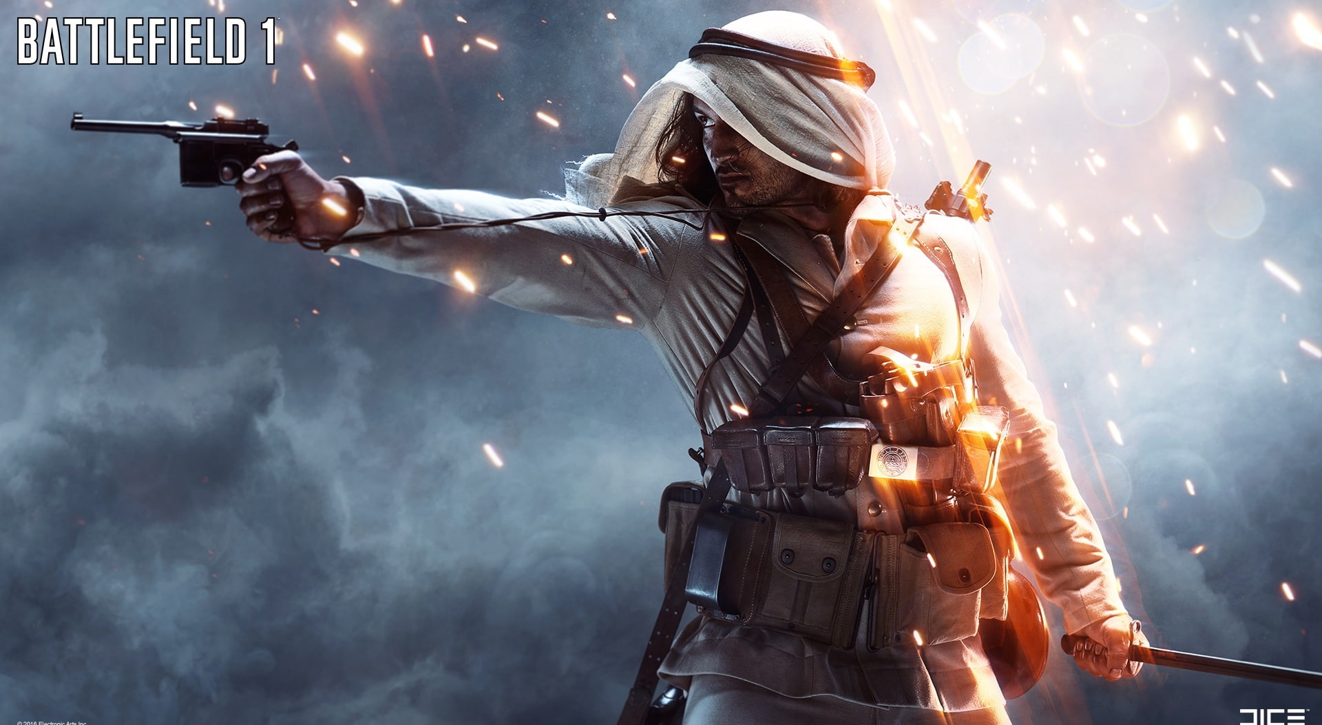 Fire, Soldier, adult, aggression, Shooter, protection, government, military, Weapon, night, Battlefield1, technology, 1080P, young adult, clothing, videogame, HD Wallpaper