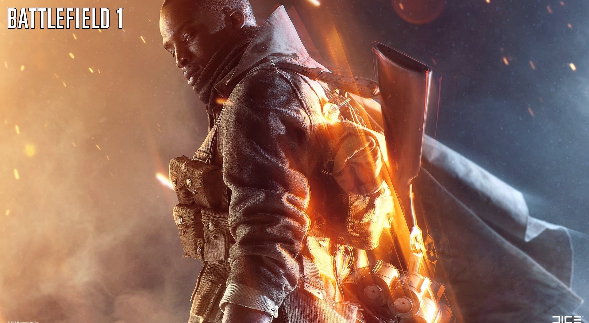 young adult, one person, fire, Battlefield, arts culture and entertainment, heat - temperature, adult, communication, video, flame, burning, WorldWarI, HD Wallpaper