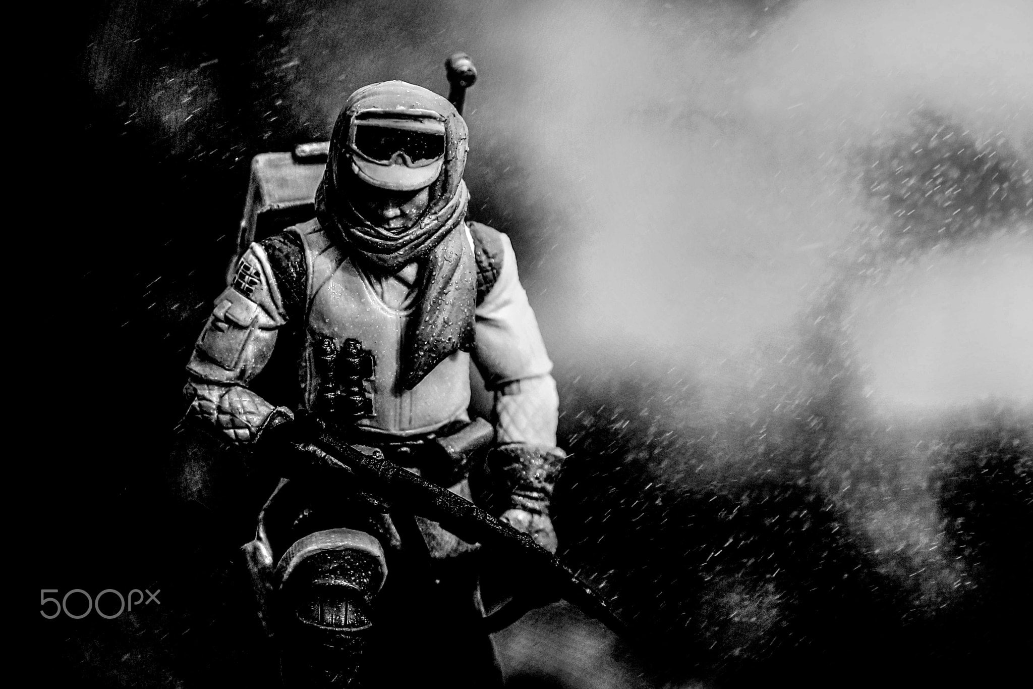 toys, Star Wars, Zahir Batin, 500px, 1080P, monochrome, HD Wallpaper