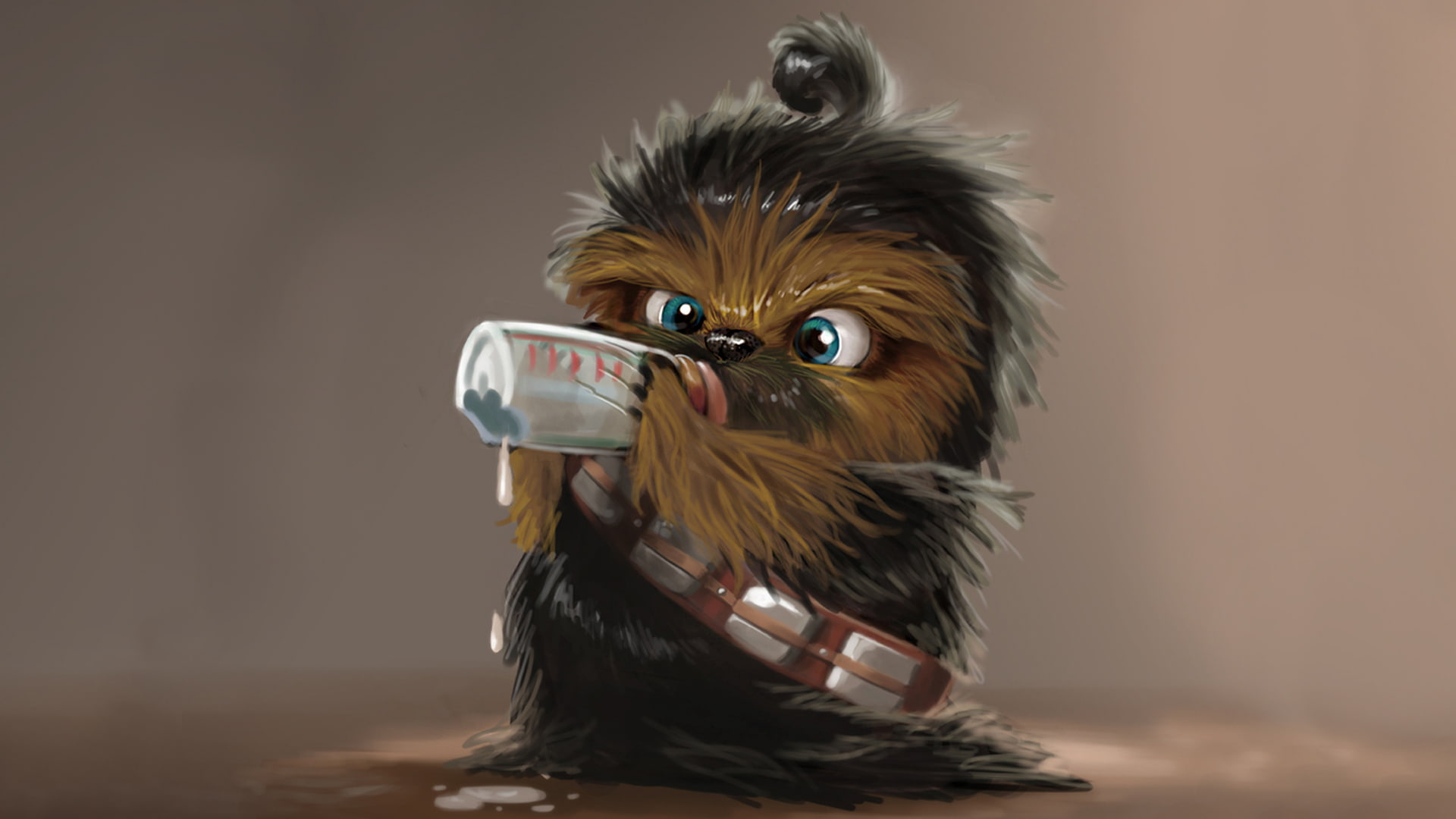 puppies, 1080P, Wookiees, Star Wars, HD Wallpaper