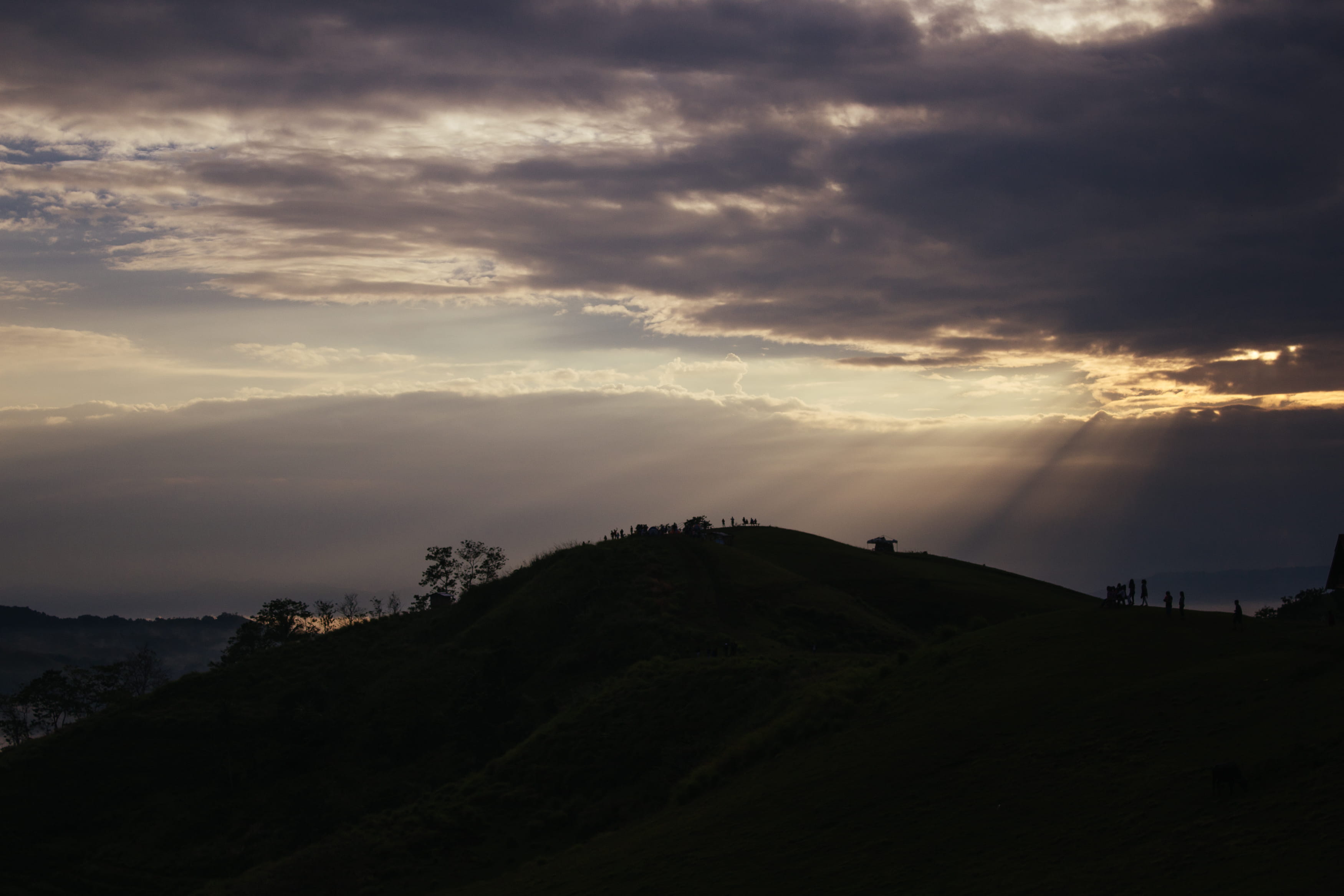 bohol, danao adventure park, philippines, adventure, landscape, nature, silhouette, scenics - nature, tranquil scene, beauty in nature, mountain, architecture, HD Wallpaper