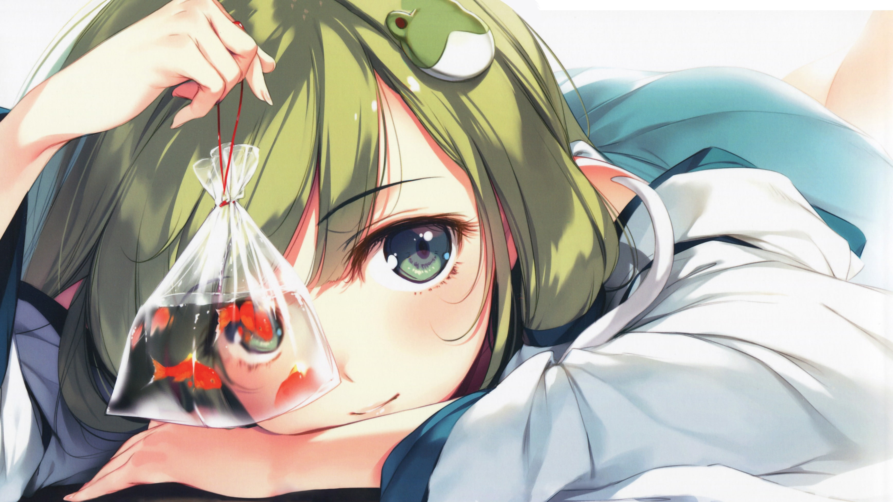 anime girls, ke-ta, 2K, HD Wallpaper