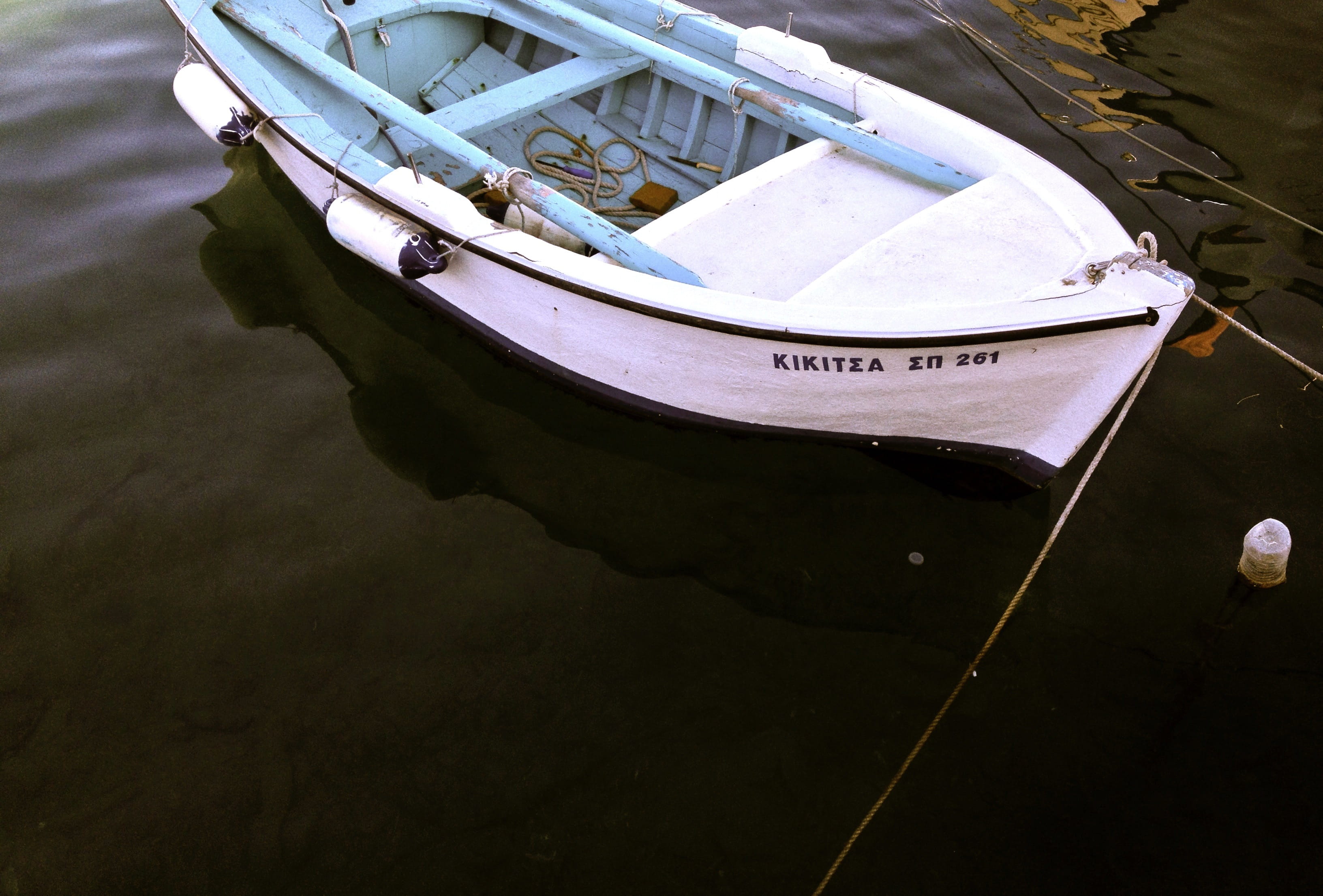 nature, boat, waterfront, reflection, sinking, day, outdoors, paros, ship, tranquility, transportation, high angle view, moored, ocean, greece, nautical vessel, HD Wallpaper