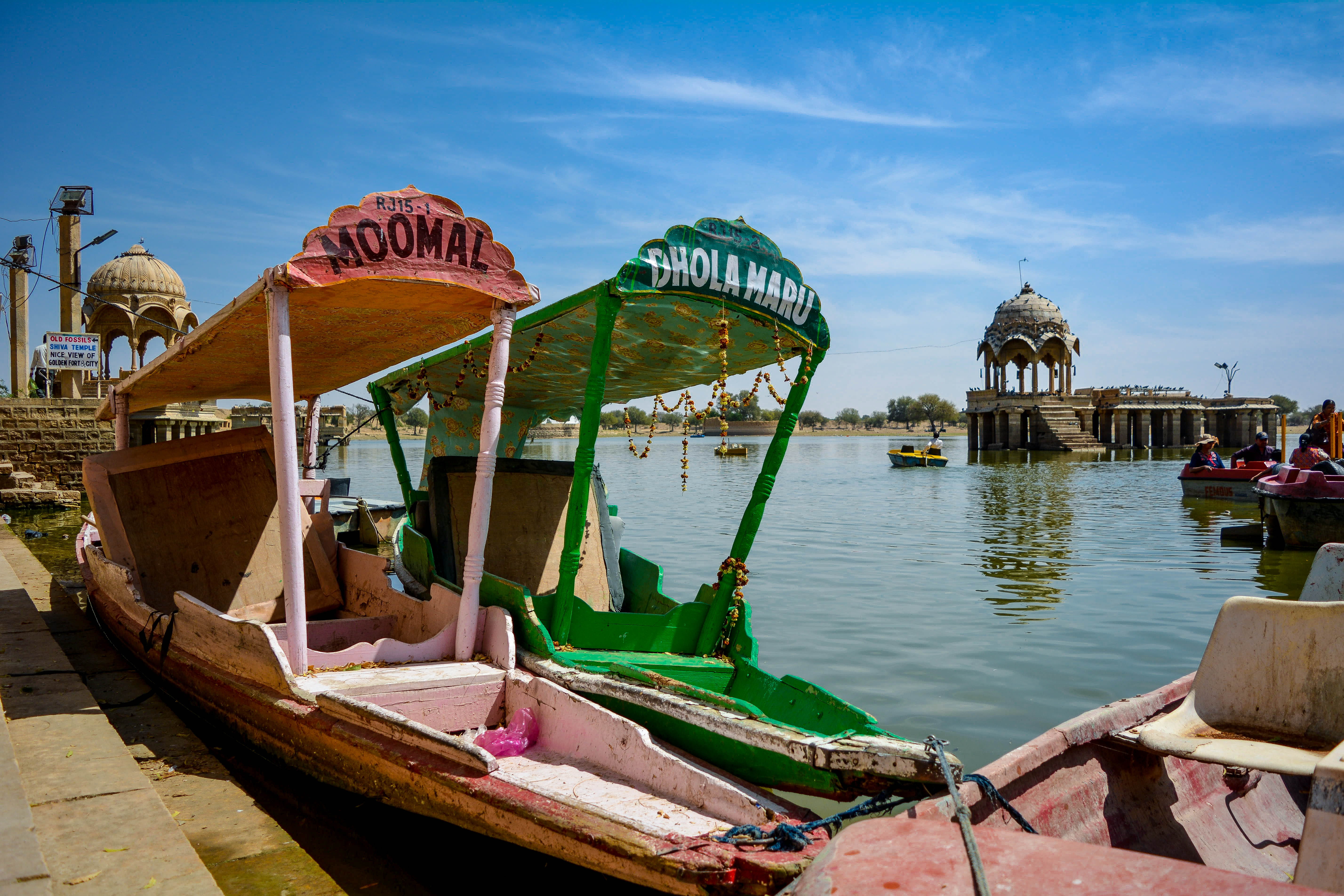 sky, day, moored, architecture, mode of transportation, boats, culture, travel, arts culture and entertainment, outdoors, cloud - sky, travel destinations, HD Wallpaper