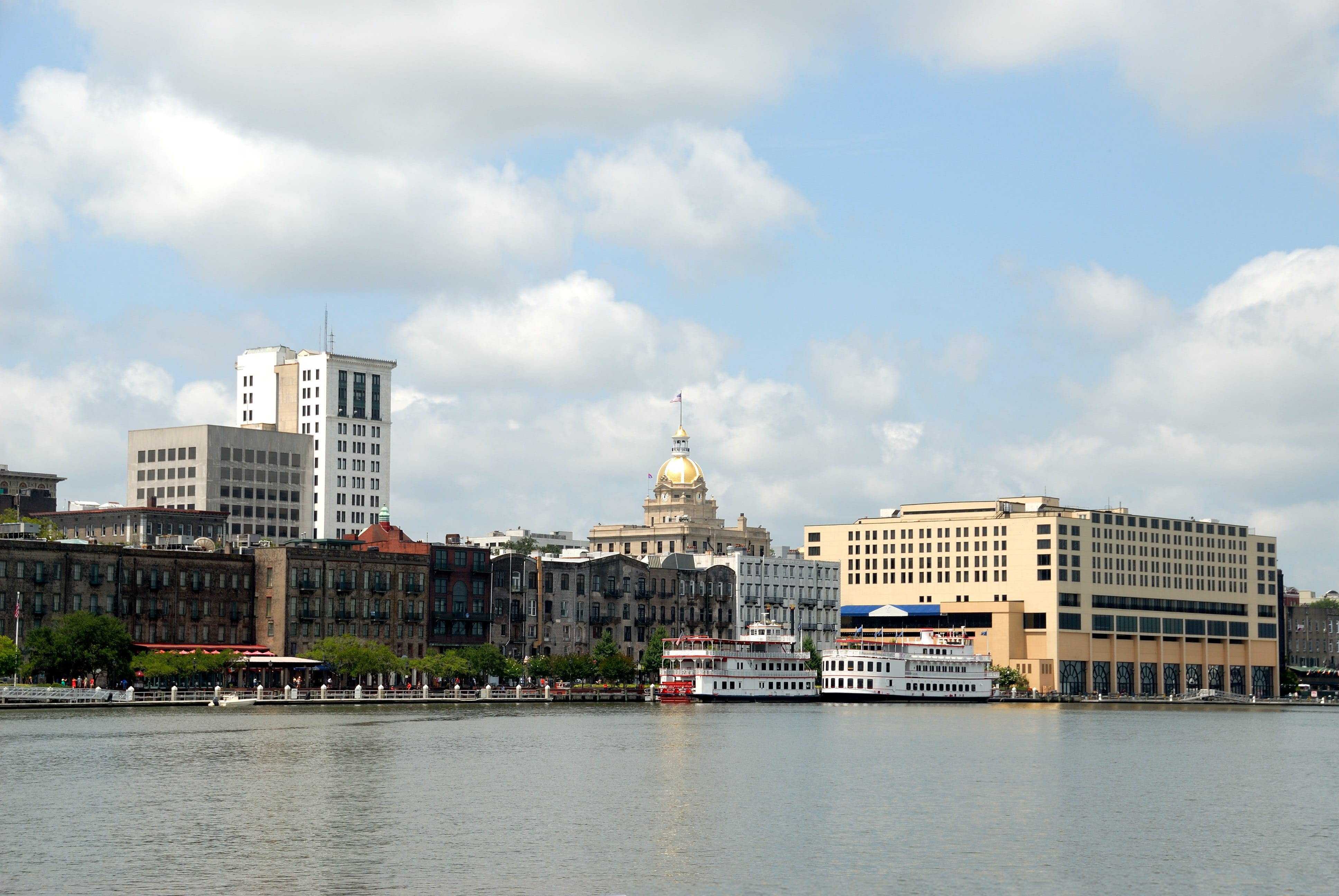travel Locations, scenic, nautical vessel, sky, architecture And Buildings, day, urban, town, Georgia, scene, travel destinations, famous, tourism, residential district, HD Wallpaper