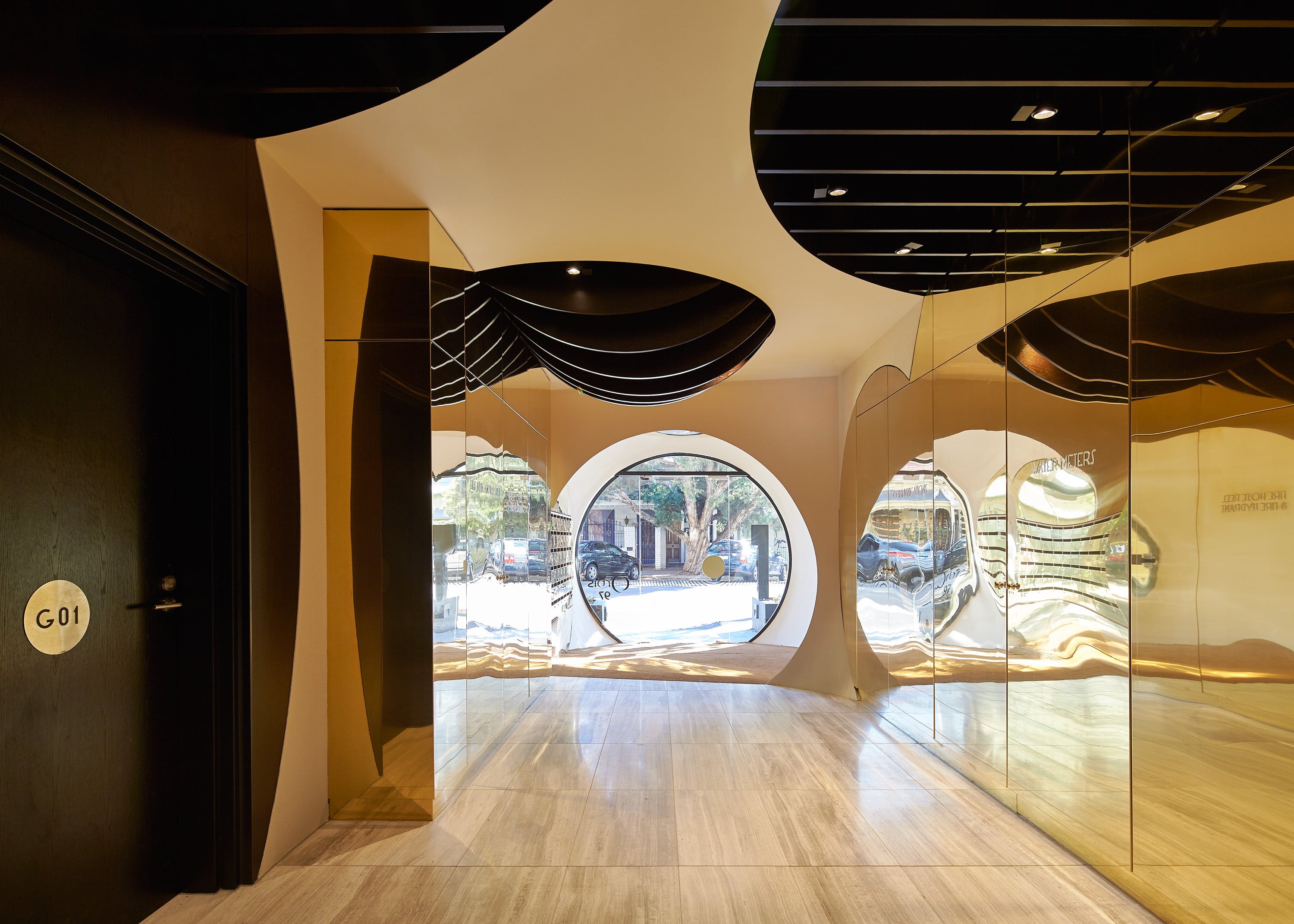 day, architecture, transparent, hardwood floor, window, luxury, arcade, building, glass, skyscraper, corridor, interior design, lighting equipment, 2K, HD Wallpaper