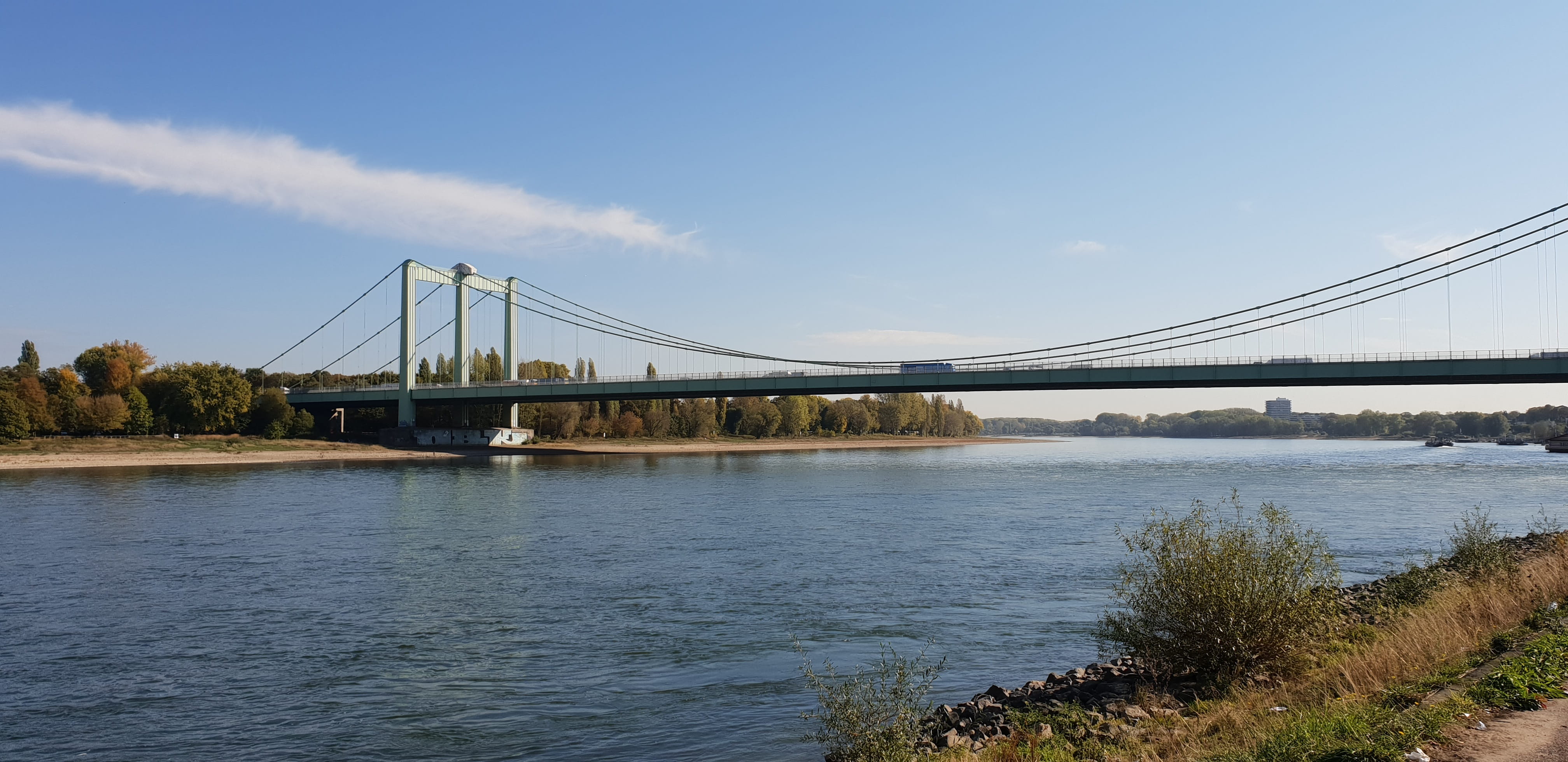 4K, water, day, brücke, köln, cologne, connection, architecture, travel, no people, transportation, rodenkirchenbrücke, river, city, travel destinations, HD Wallpaper