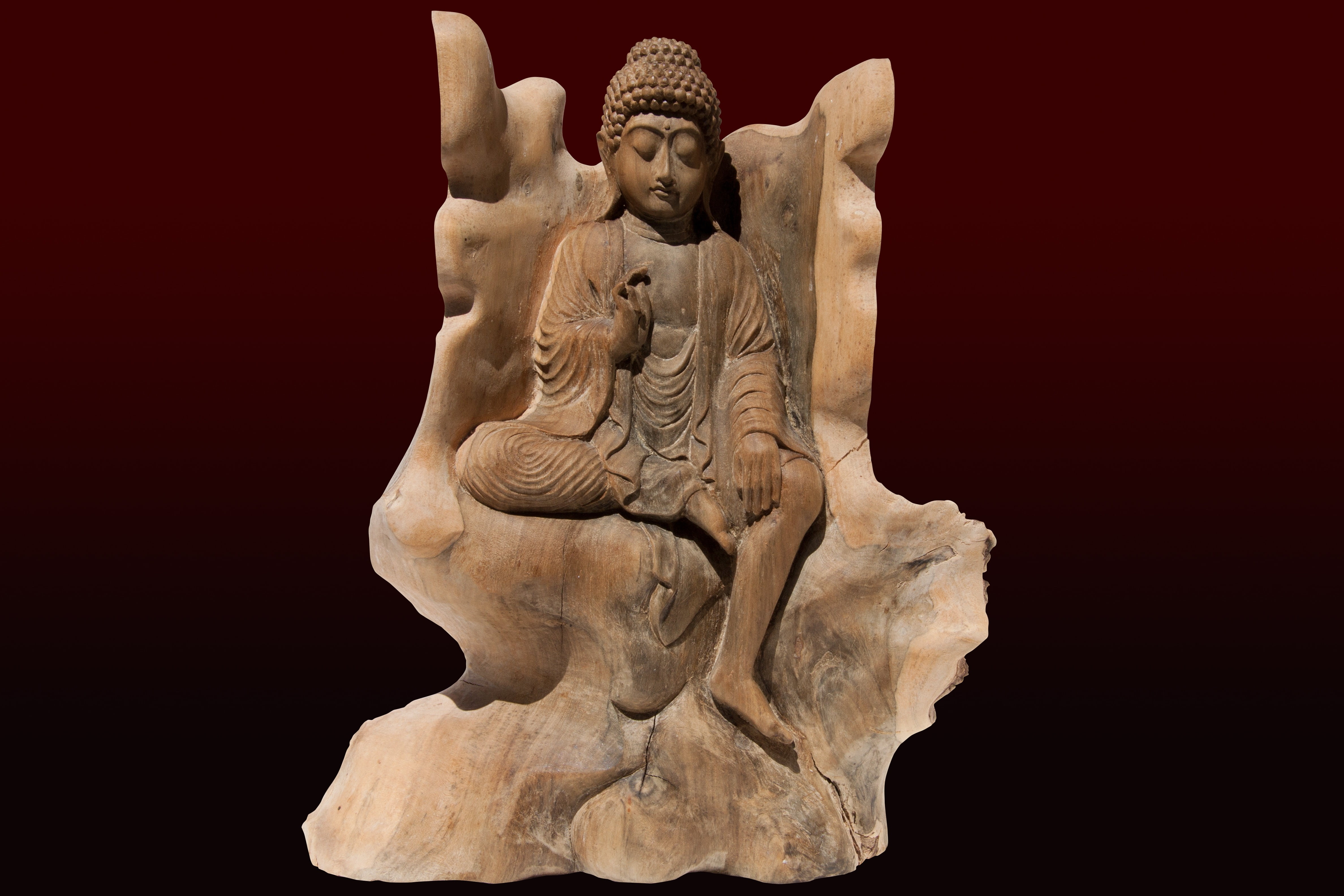 asia, no people, siddhartha gautama, statuette, religion, faith, buddhism, creativity, statue, tropical wood, founder, studio shot, craft, single object, HD Wallpaper