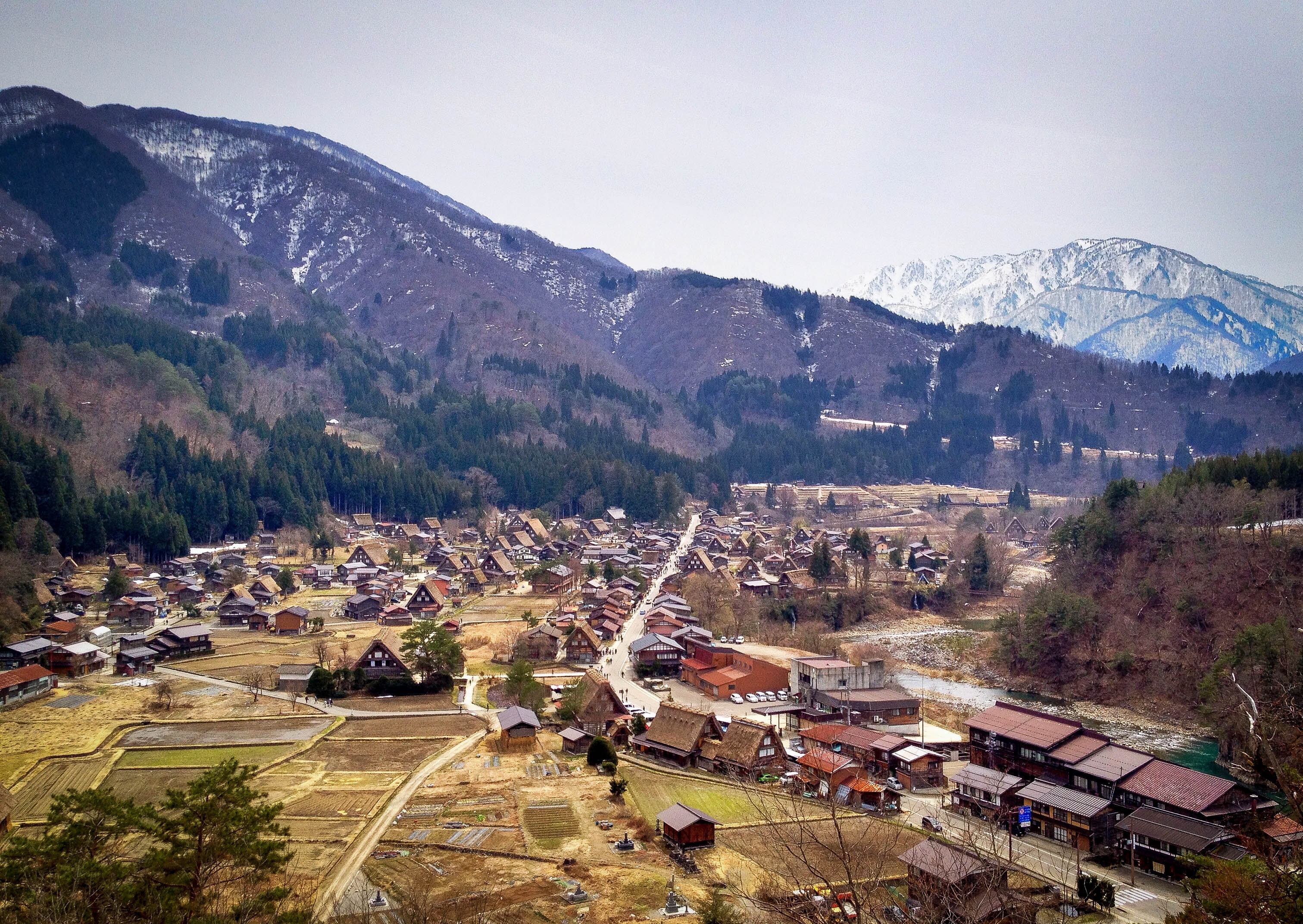 building, outdoors, unesco, building exterior, house, beauty in nature, city, nature, scenics - nature, residential district, asia, travel, shirakawa-go, HD Wallpaper