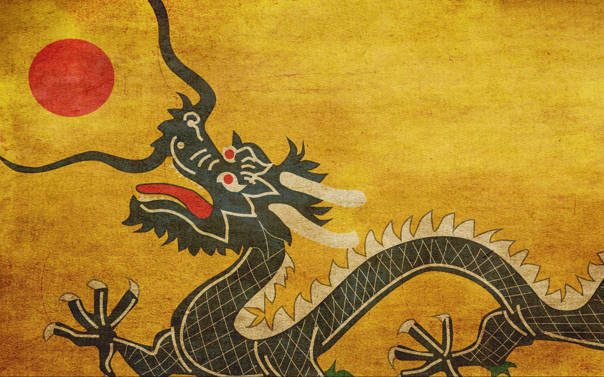 1080P, close-up, architecture, qing, wall - building feature, ornate, dynasty, black, arts culture and entertainment, flag, creativity, pattern, World, HD Wallpaper