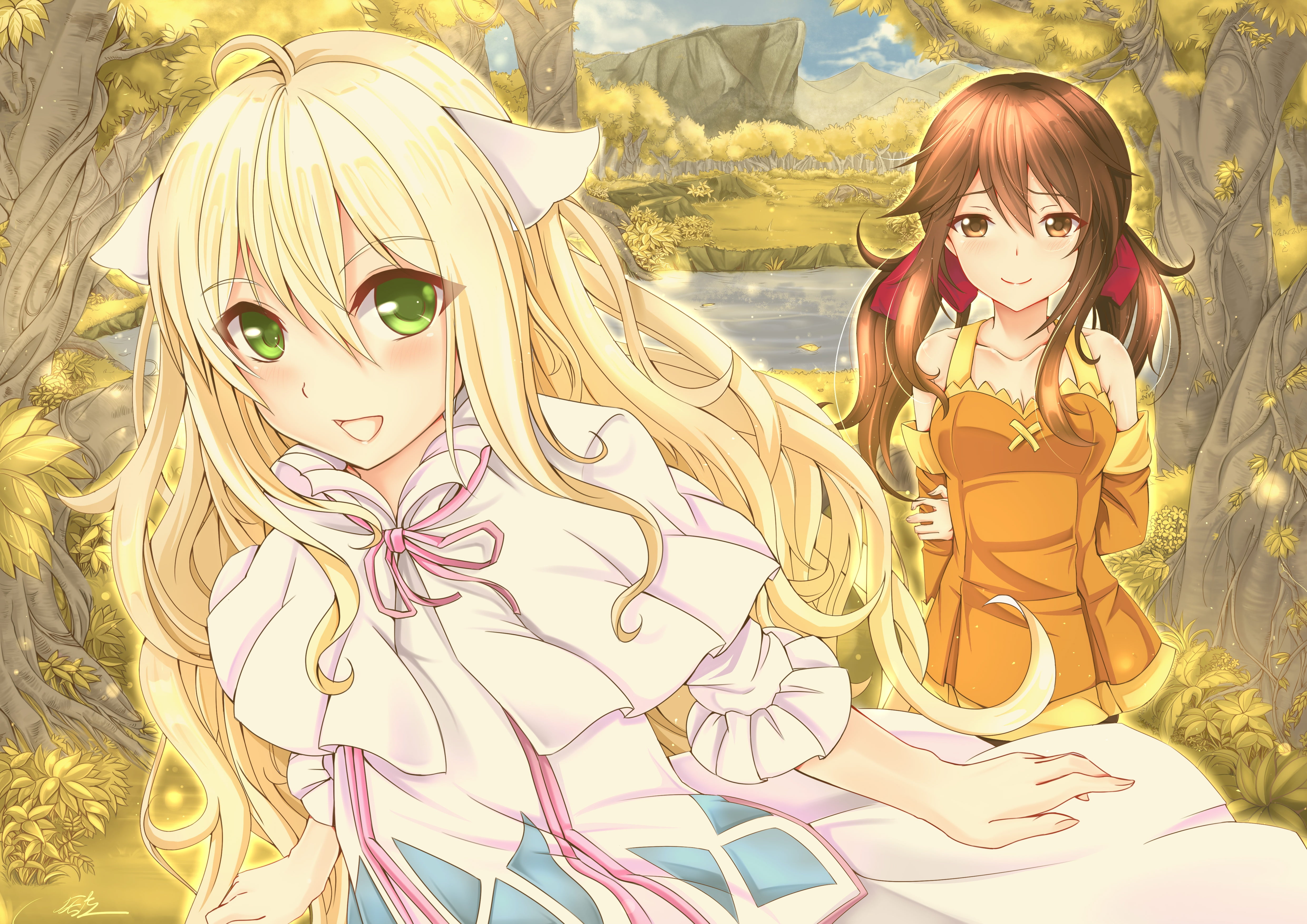 Mavis Vermilion, Fairy Tail, 4K, Zera (Fairy Tail), Anime, HD Wallpaper