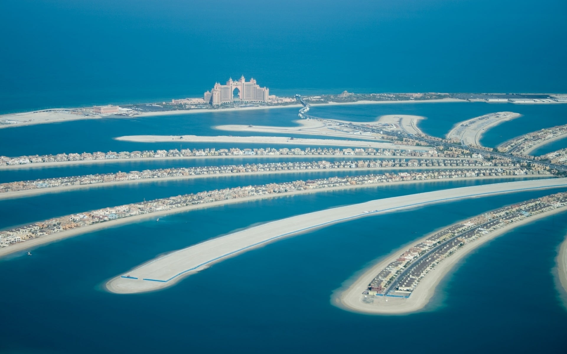 sky, travel, skyscraper, sea, street, architecture, road, bridge, Islands, winter, bridge - man made structure, tourism, travel Destinations, office building exterior, HD Wallpaper