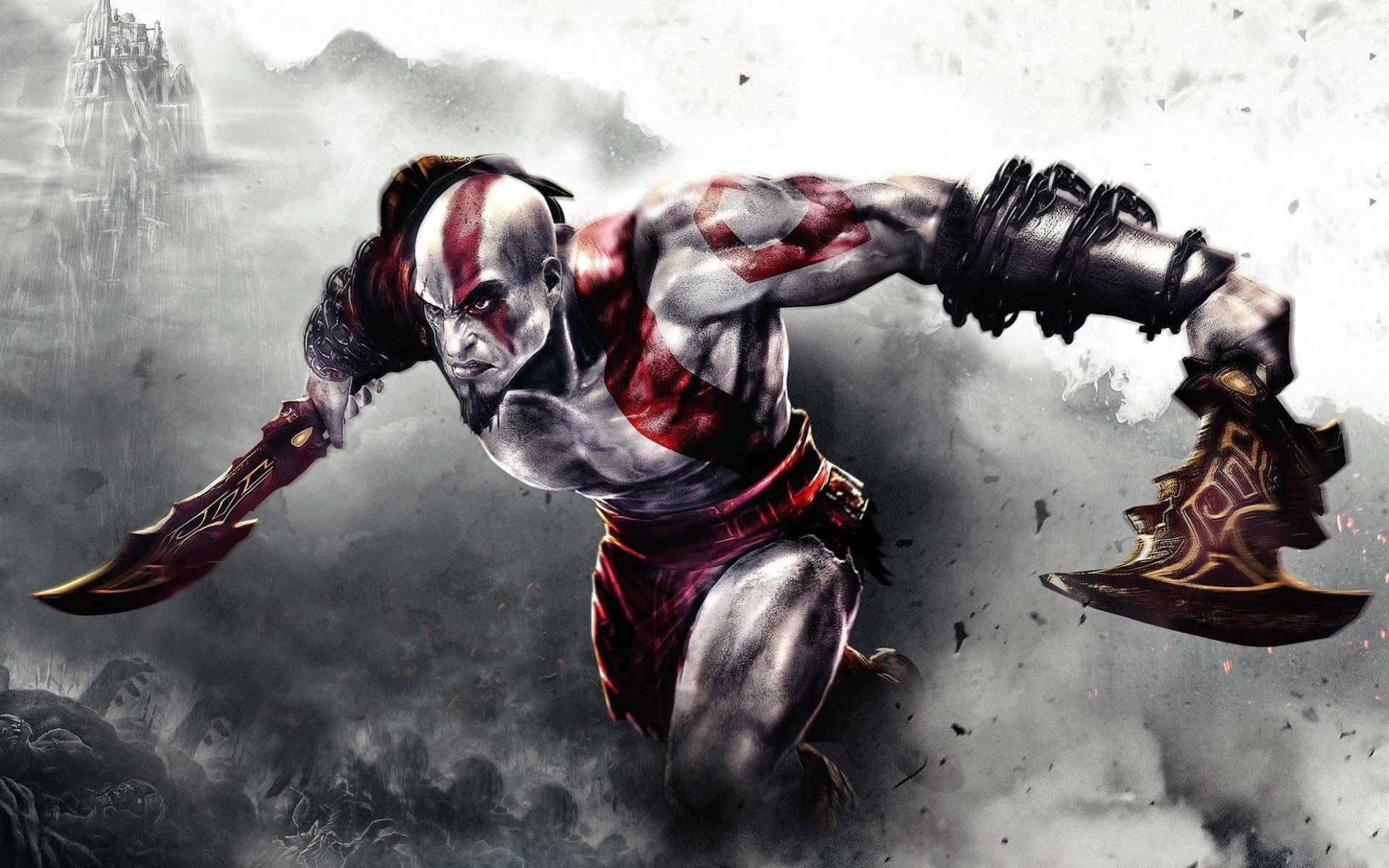 1080P, norse, adventure, kratos, fighting, hack, ascension, god, beginning, action, slash, fantasy, new, video, game, war, warrior, HD Wallpaper