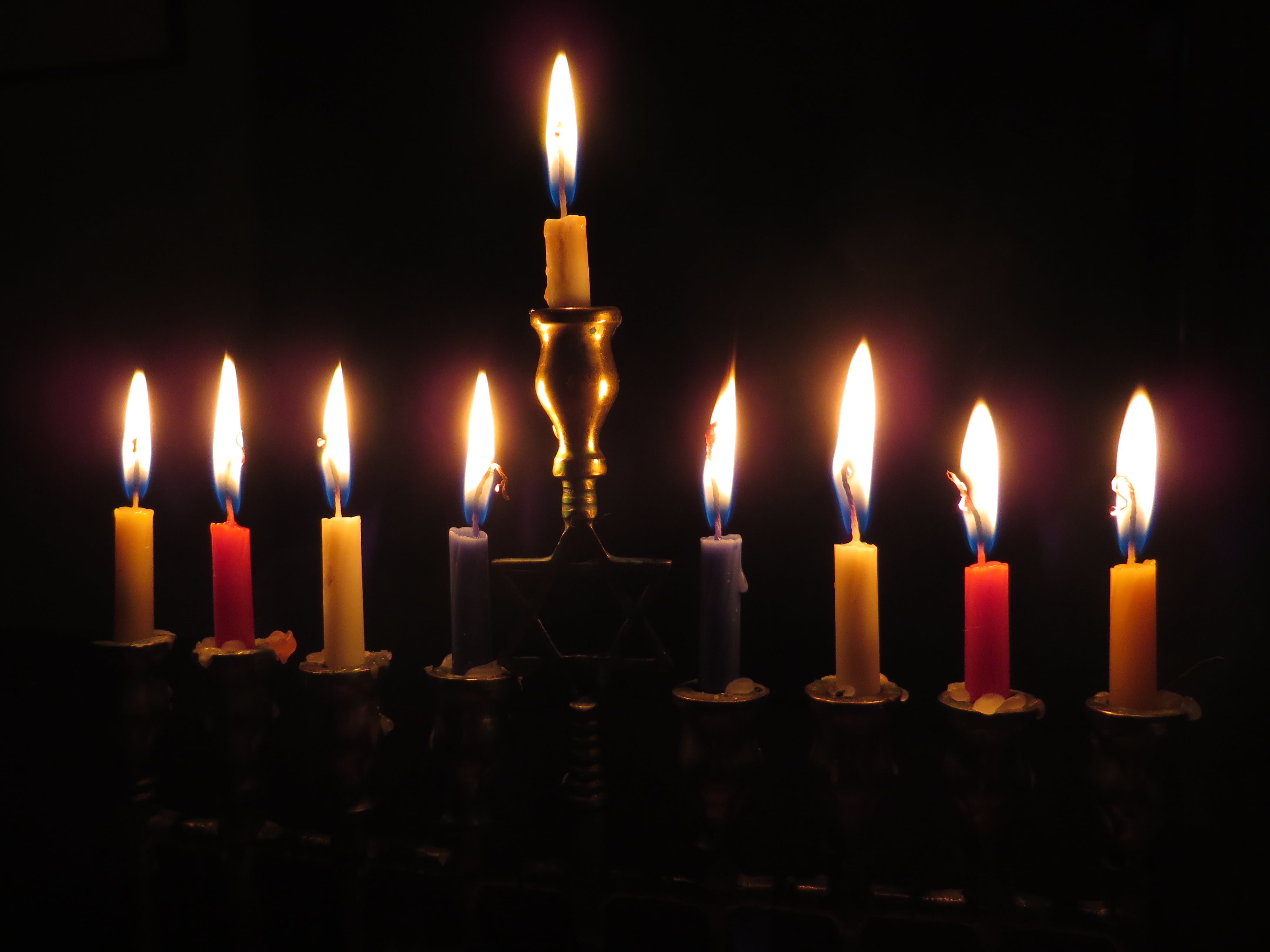 candles, event, melting, assorted, heat - temperature, nature, burning, indoors, no people, in a row, candelabrum, lighting equipment, group of objects, HD Wallpaper