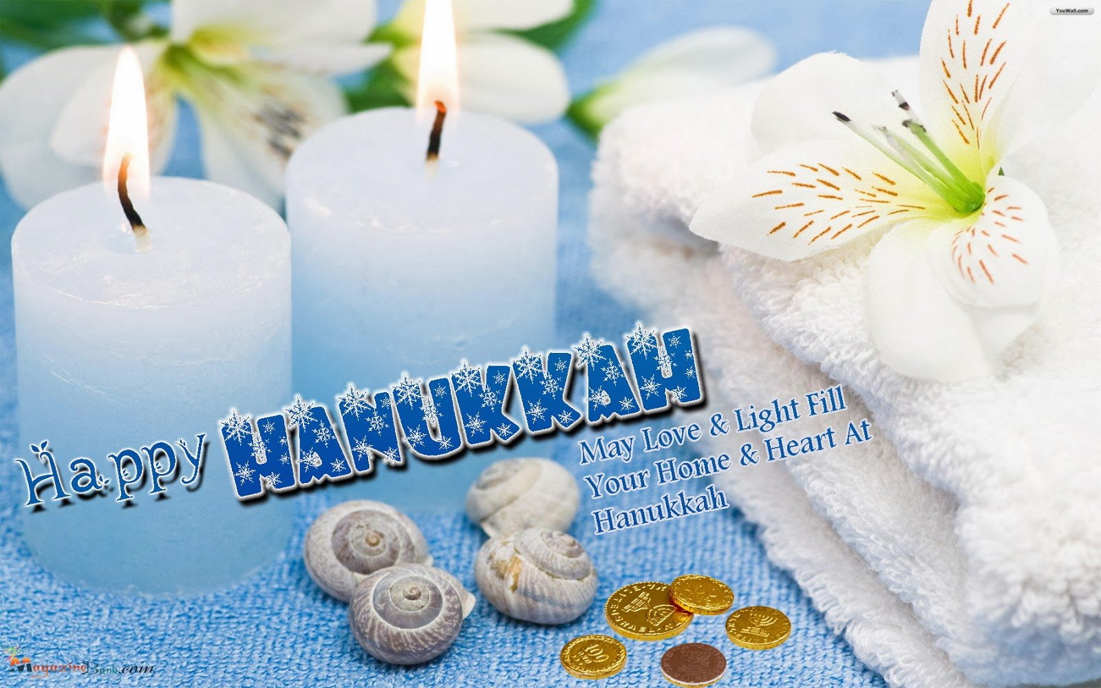 hanukkah, candelabrum, hanukiah, chanukah, 720P, jewish, menorah, festival, candle, holiday, HD Wallpaper