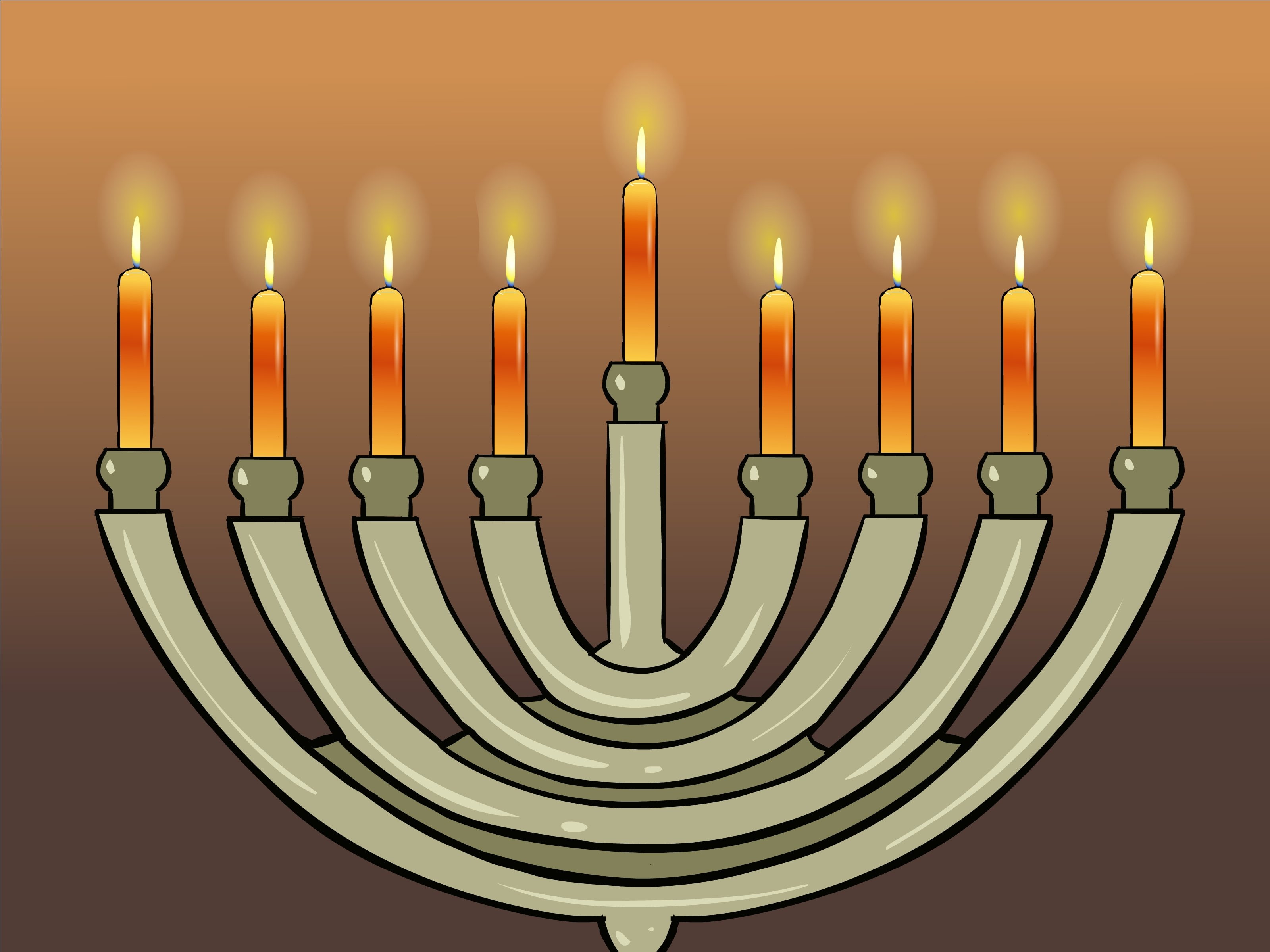 festival, chanukah, hanukiah, menorah, jewish, candle, holiday, hanukkah, 2K, candelabrum, HD Wallpaper