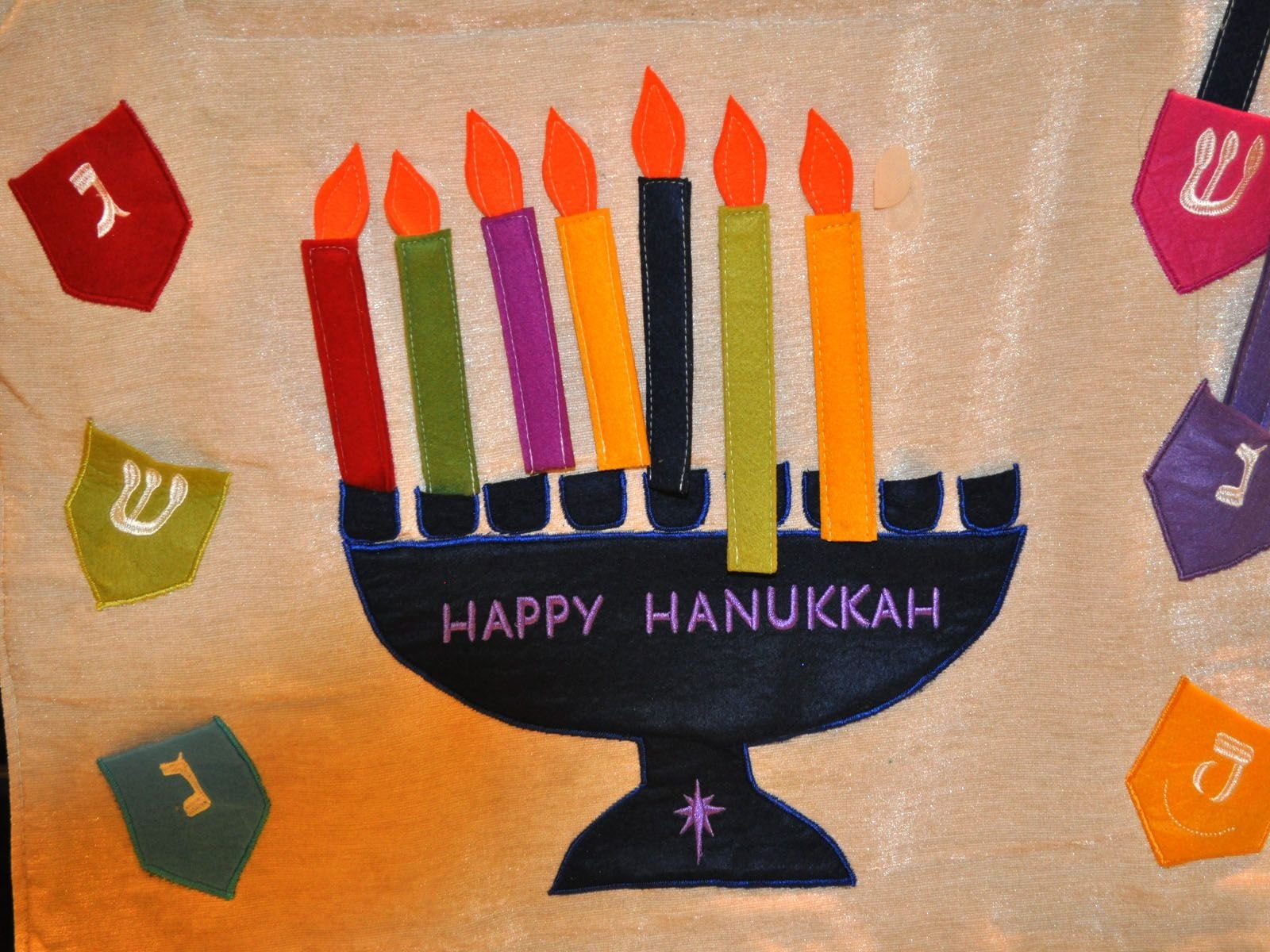 dradles, hanukkah, menorah, 720P, HD Wallpaper