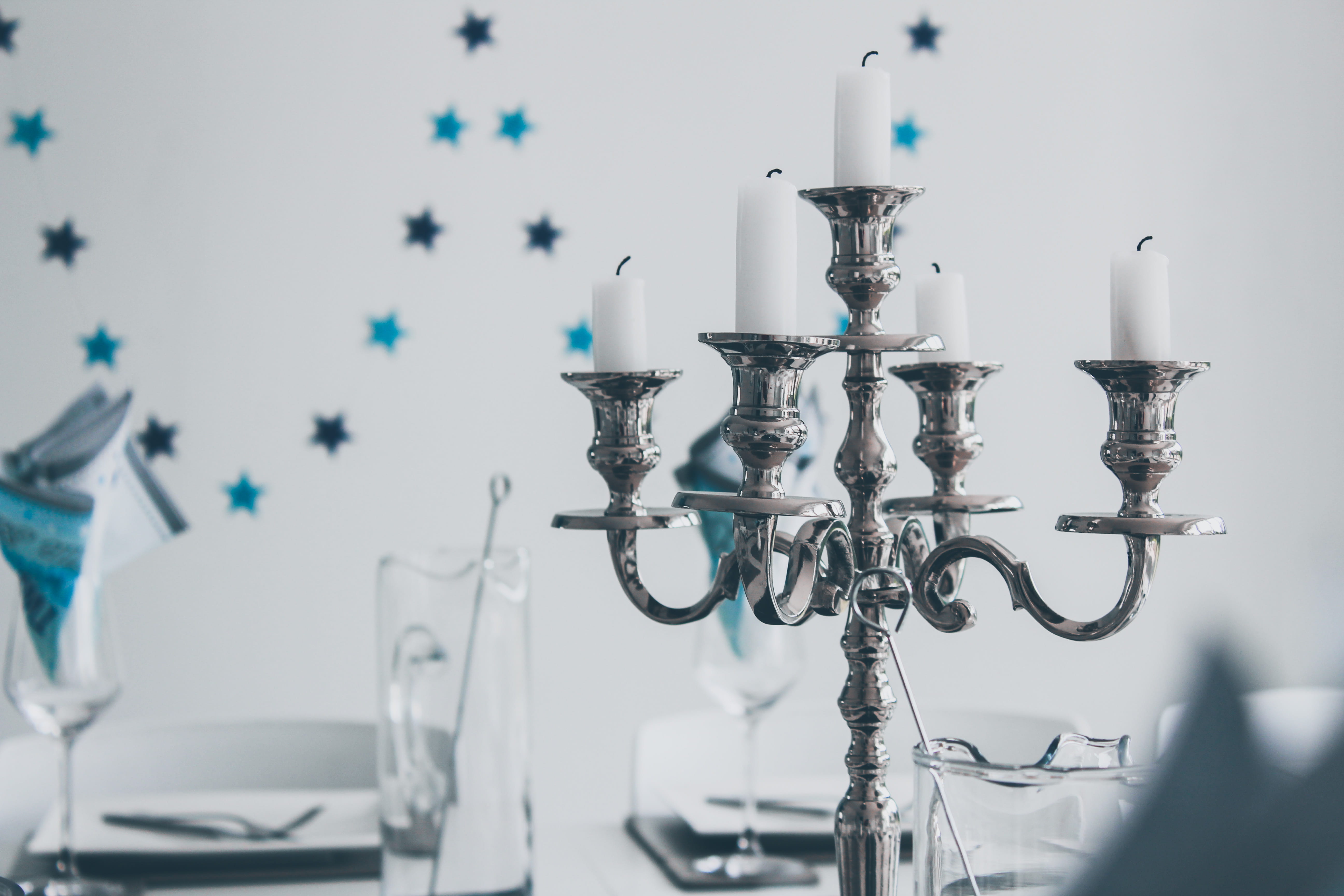 indoors, day, faucet, candlestick holder, metal, selective focus, gray, pattern, electric lamp, silver colored, focus on foreground, lighting equipment, HD Wallpaper