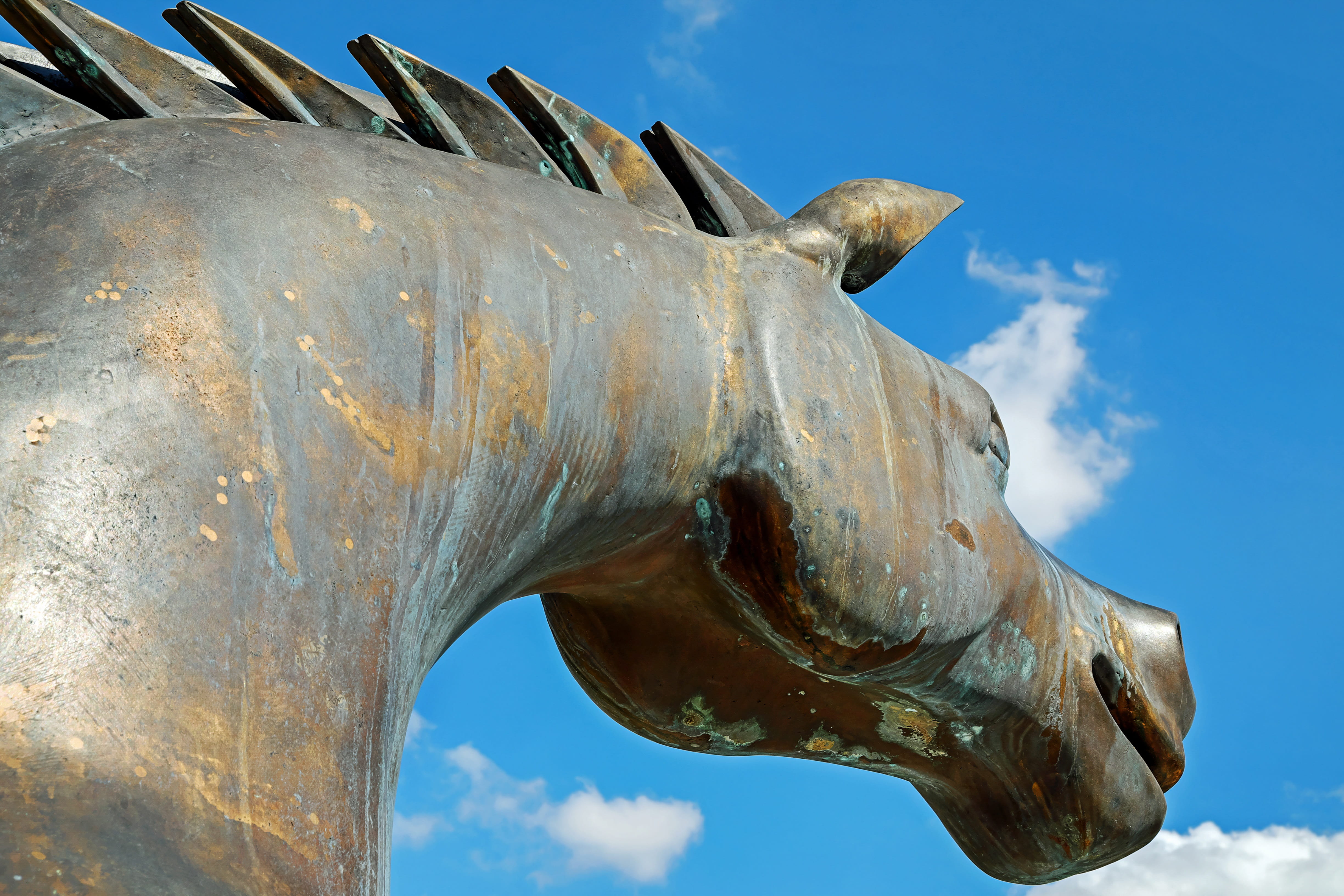 animal representation, ancient, representation, statute, animal body part, animal, mammal, bronze - alloy, art and craft, artwork, metal, no people, art, HD Wallpaper