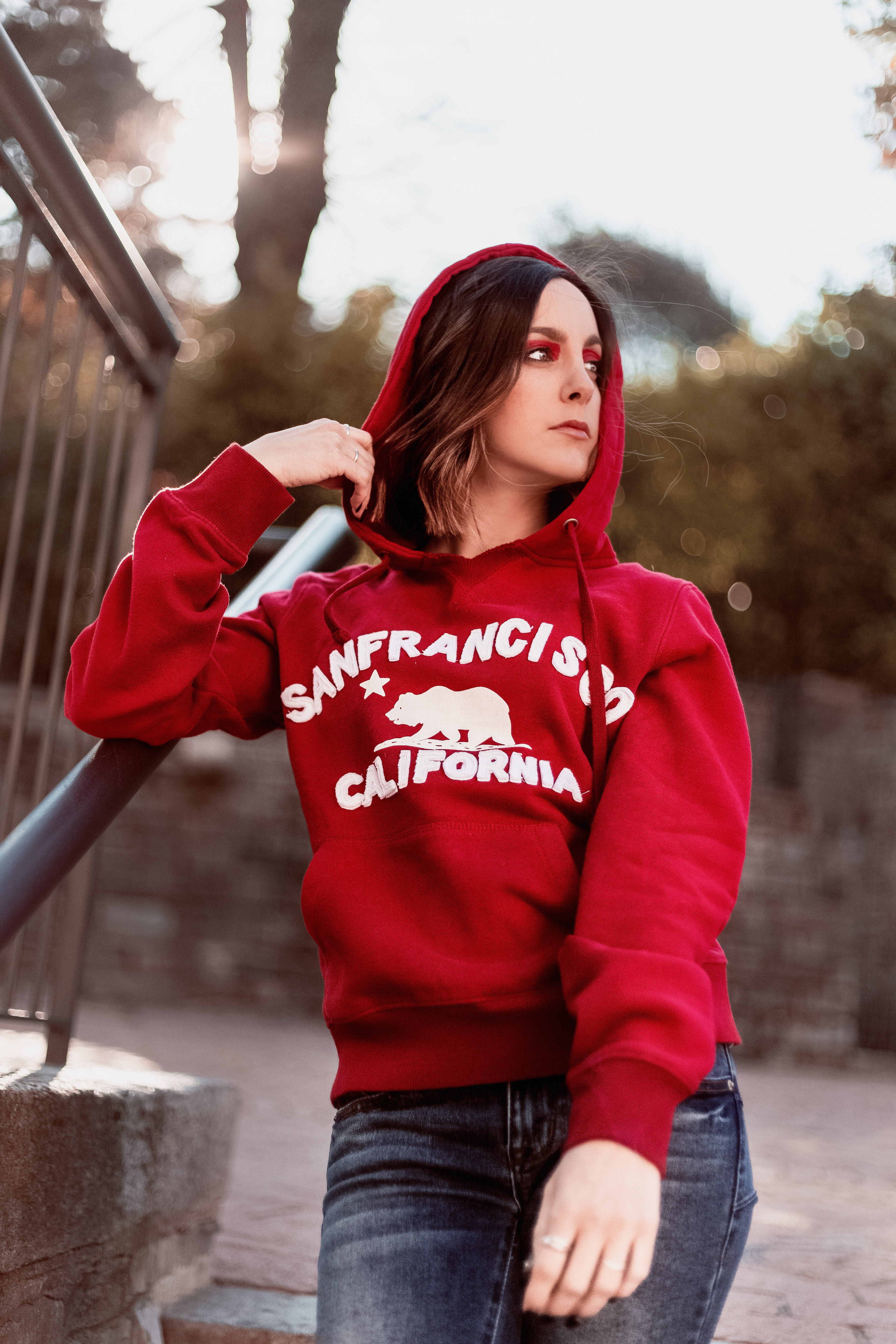 faded, leisure, hoodie, pose, daylight, beauty, posing, female, real people, teenager, cute, one person, white, cold, leisure activity, fashion, street, Phone HD Wallpaper